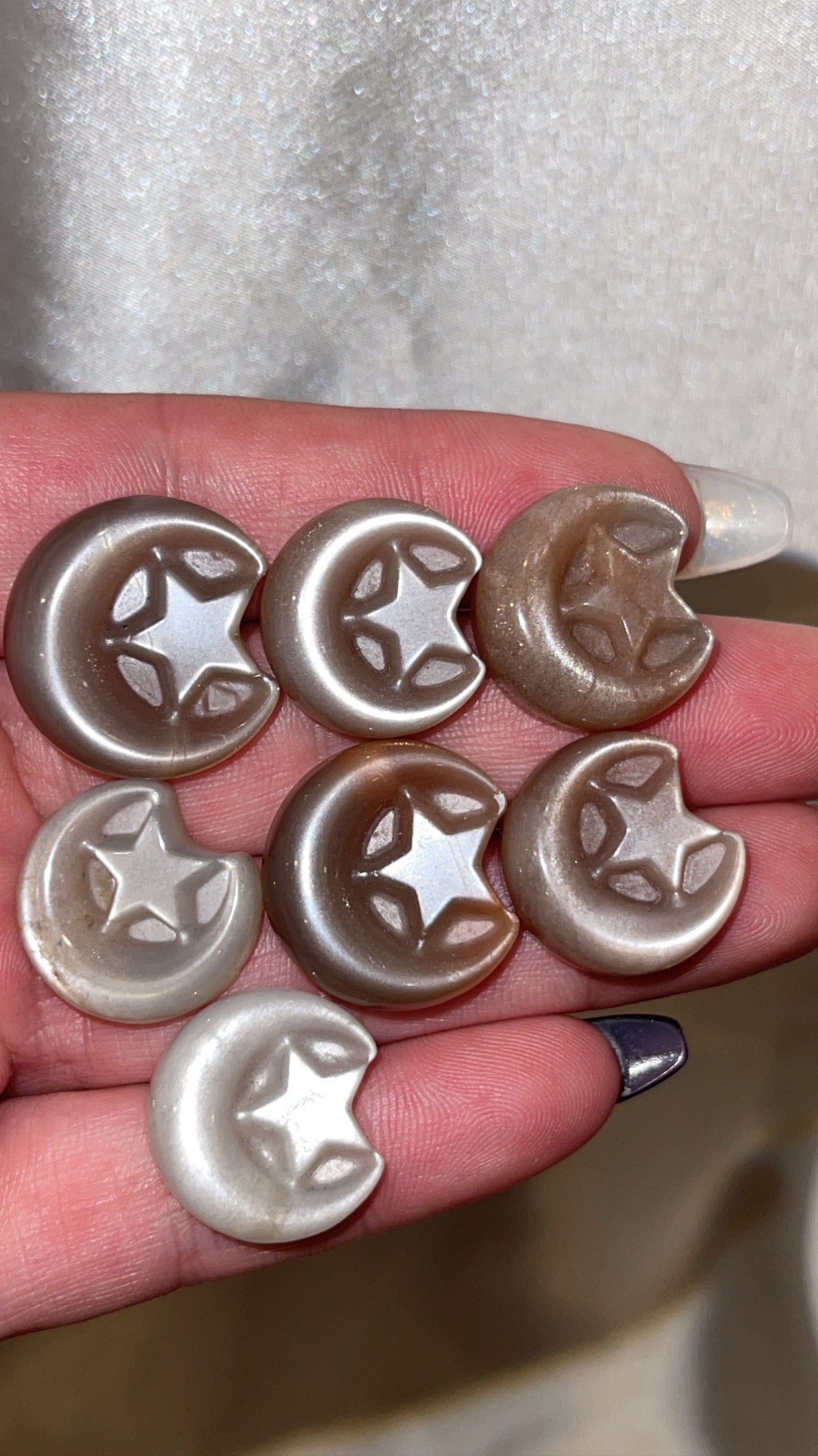 Sunstone Moonstone Mini Moon & Star
