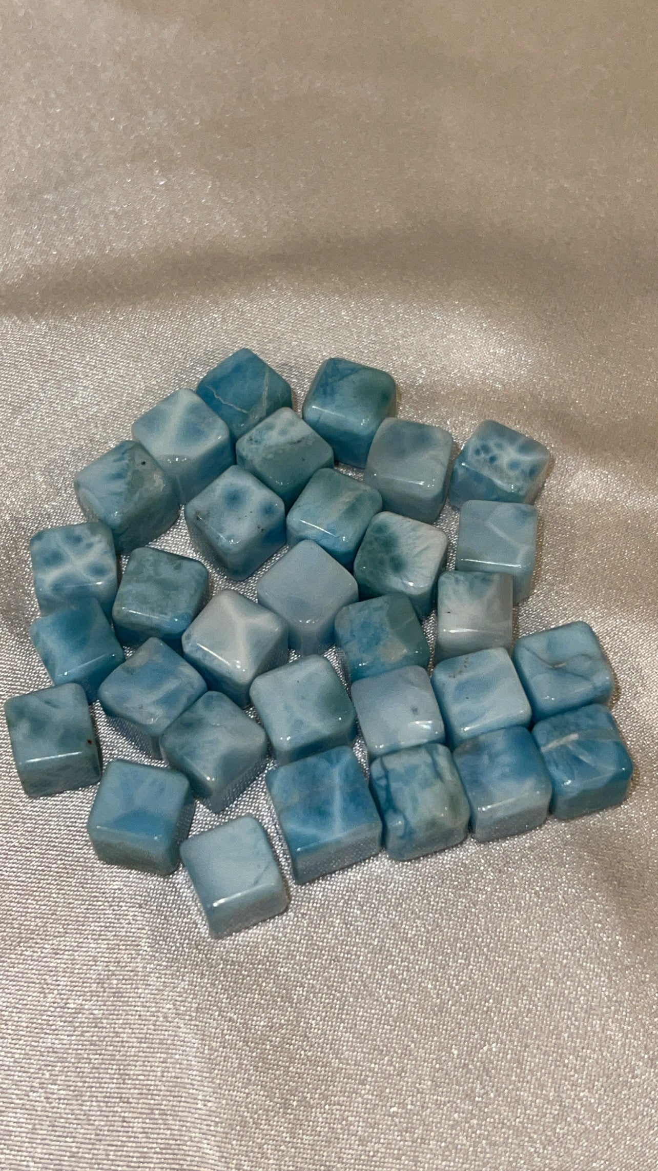 Larimar Mini Cube