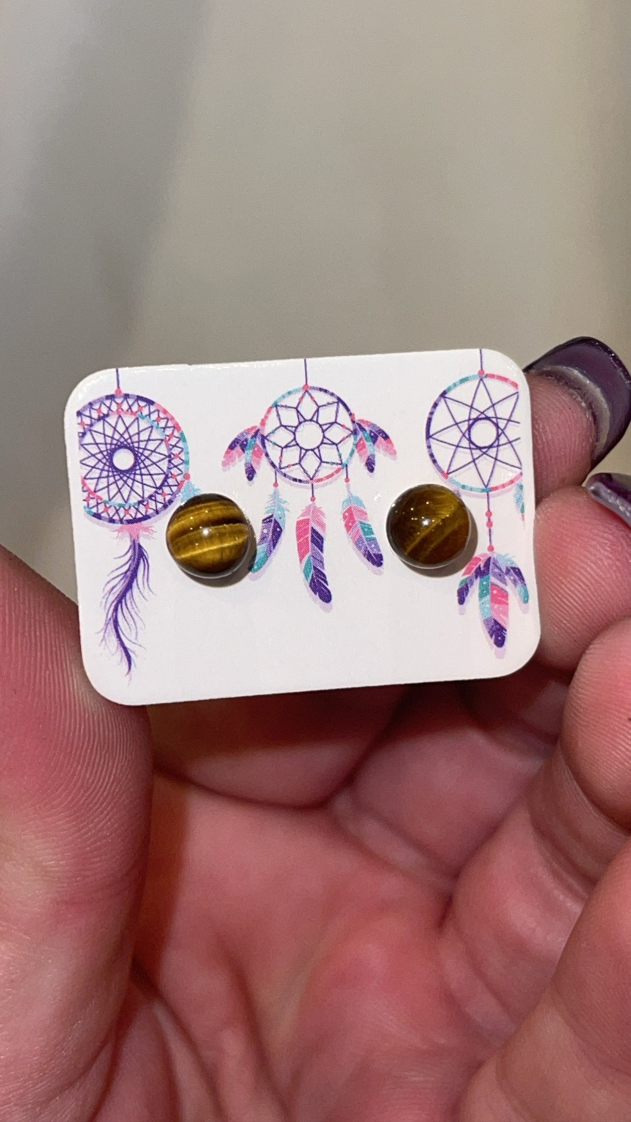 Crystal Stud Earrings ($8 each)