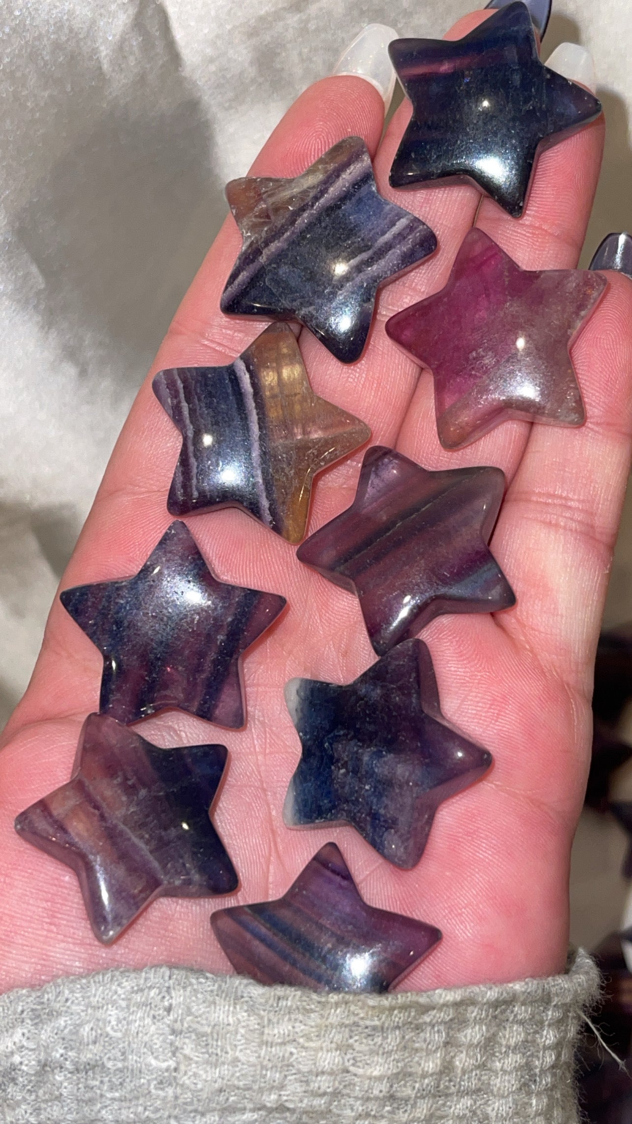 Silky Fluorite Moon/Star