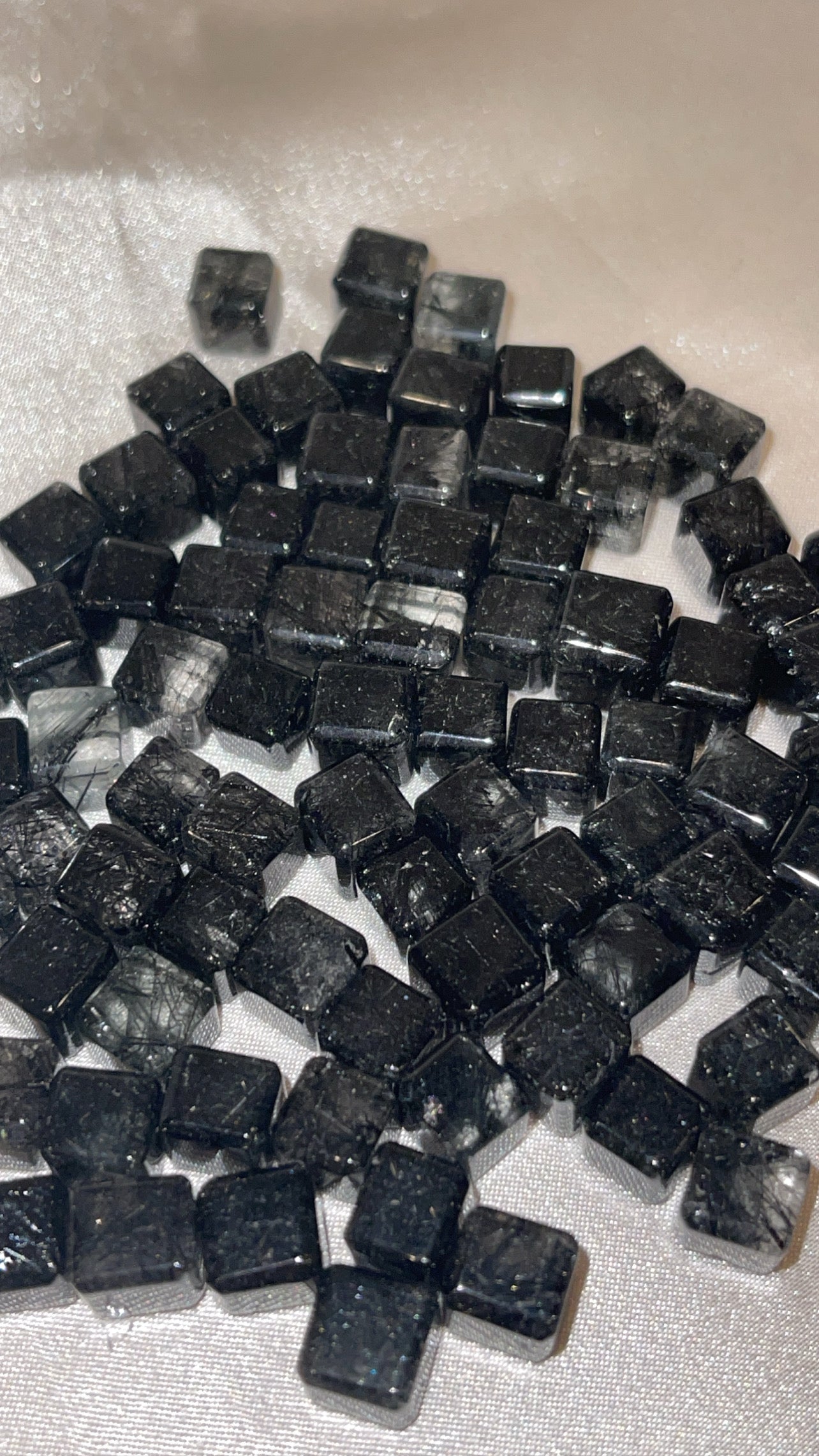 Rutilated Quartz Mini Cube