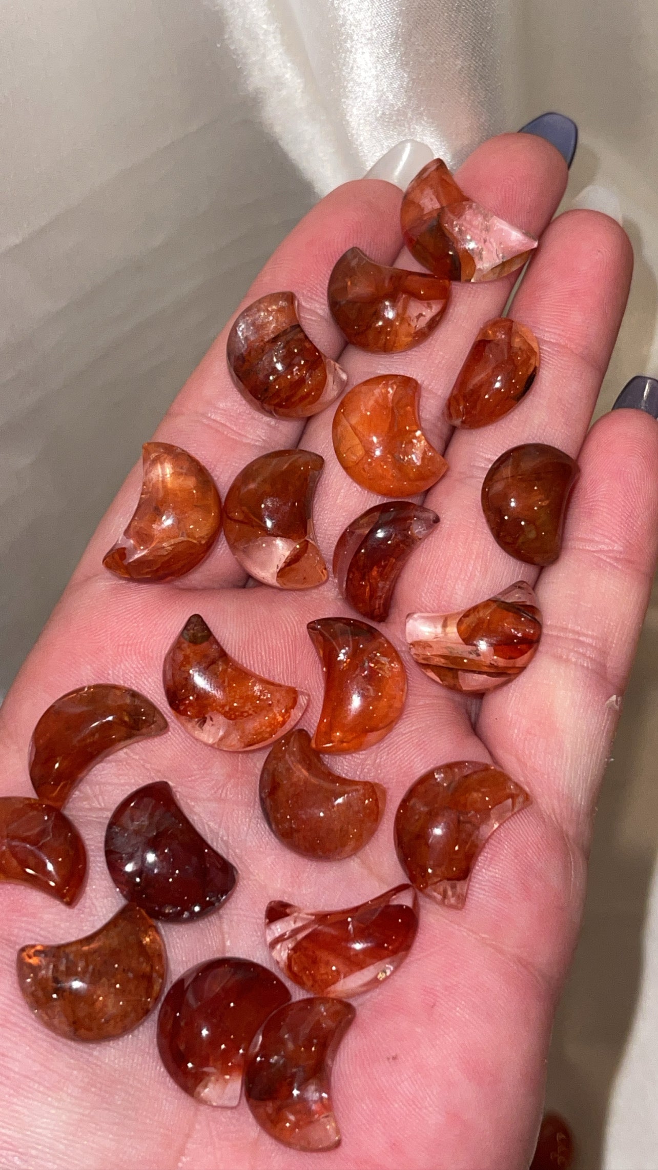 Fire Quartz Mini Moon/Star