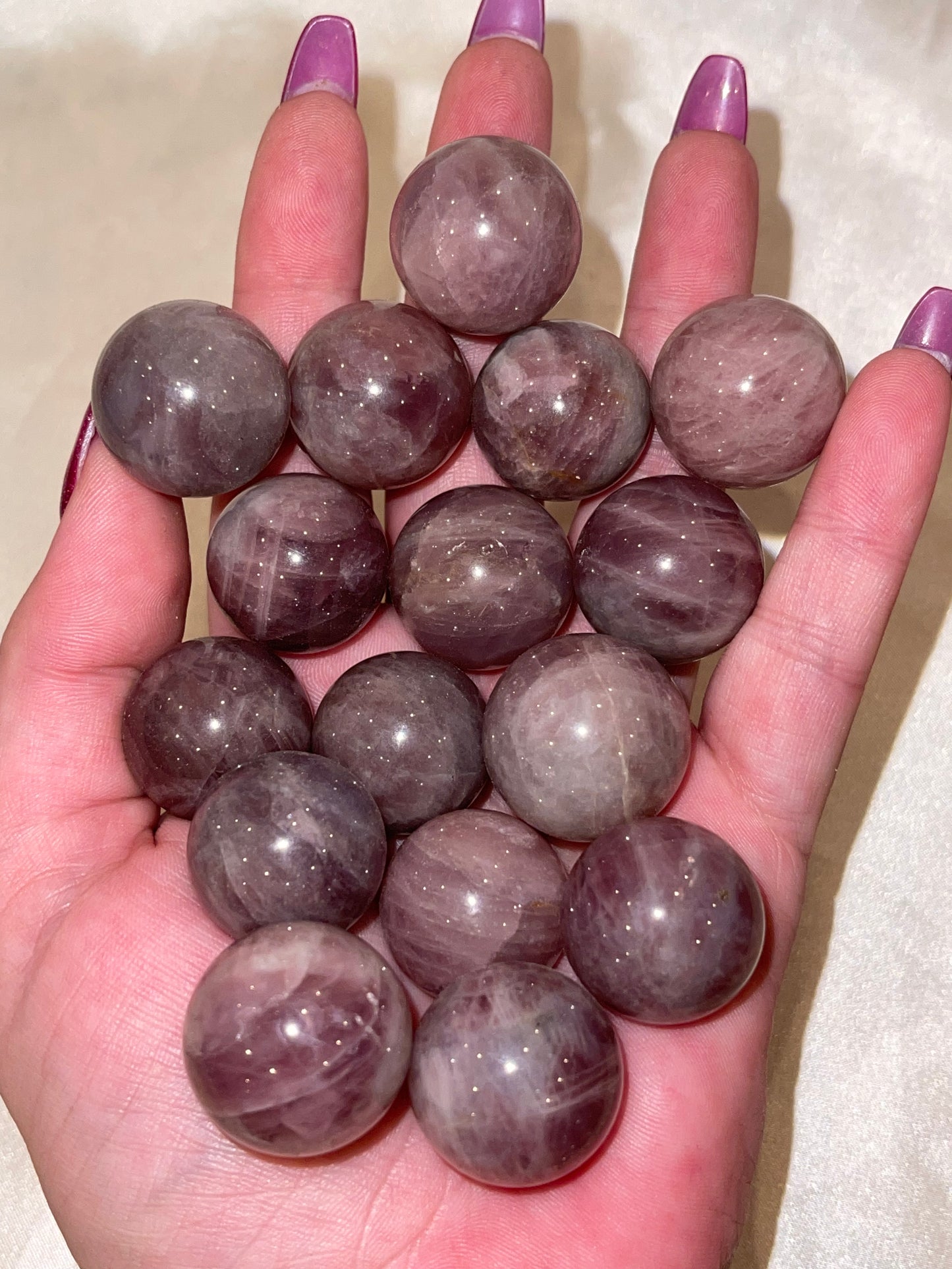 Lavender Rose Quartz Sphere