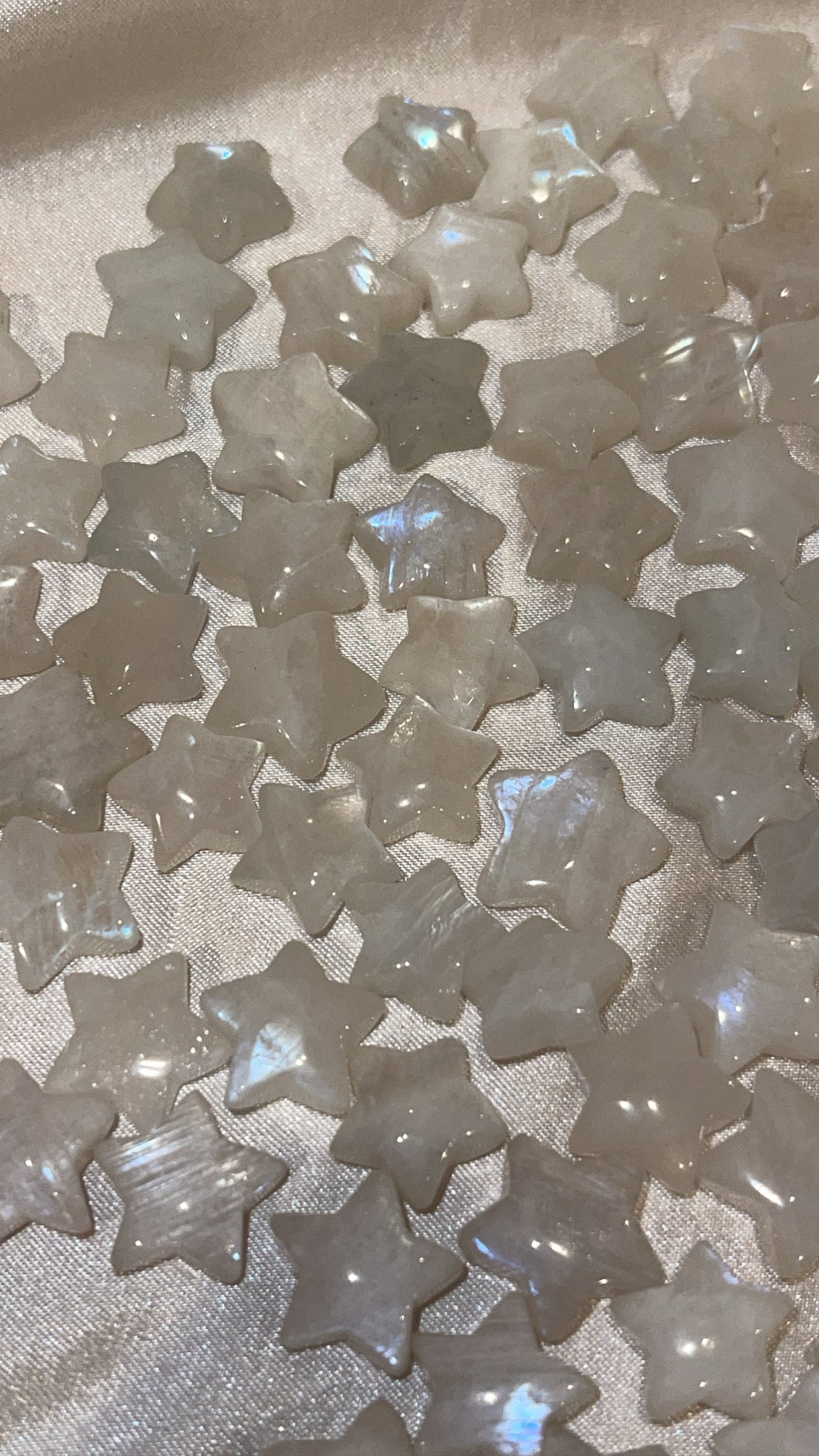 Rainbow Moonstone Mini Moon/Star
