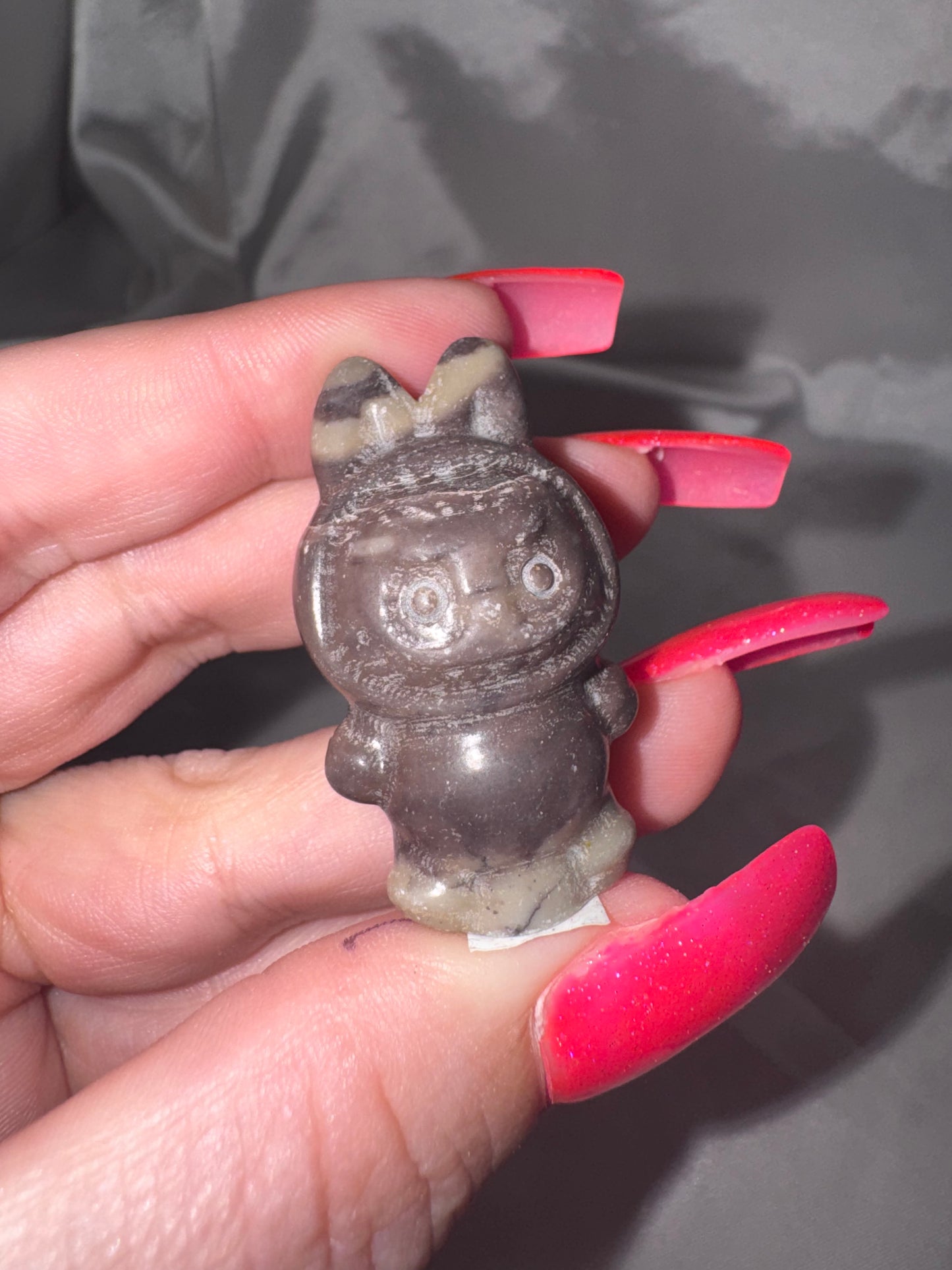 Crystal Labubu Small Carving