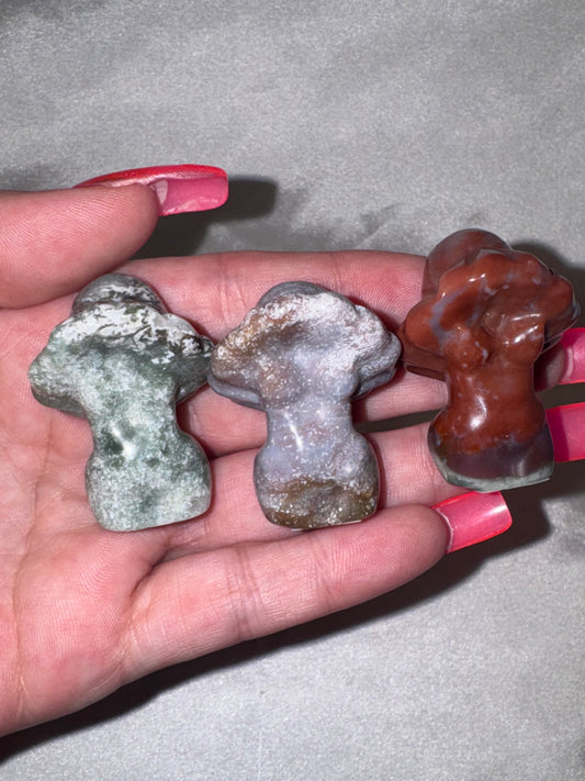 Ocean Jasper Mushroom Goddess