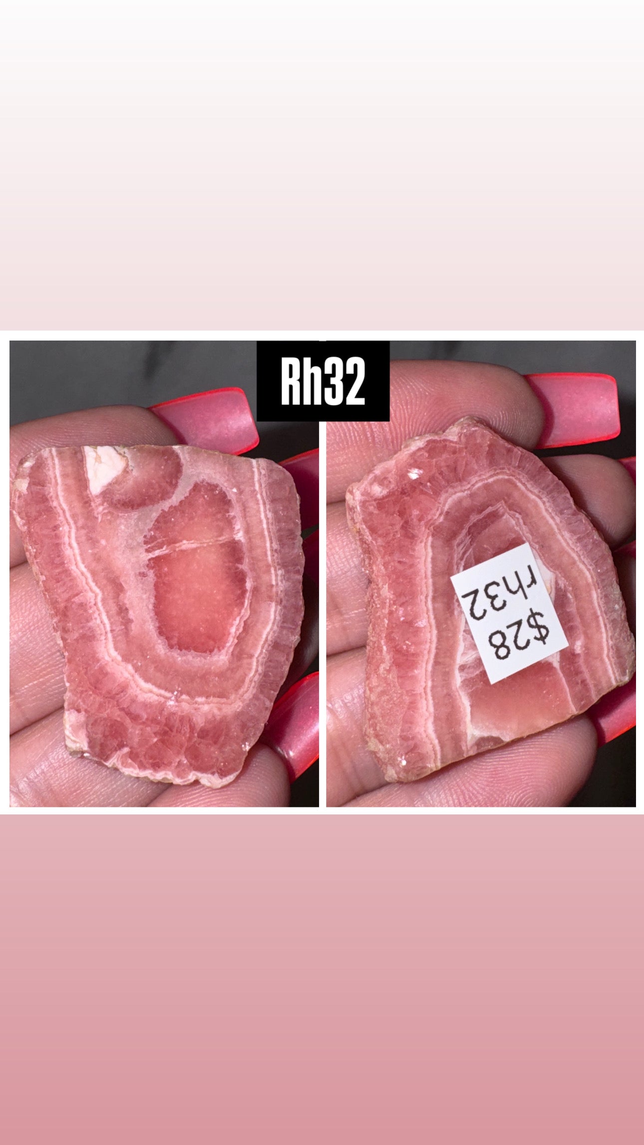 Rhodochrosite AAA Slab
