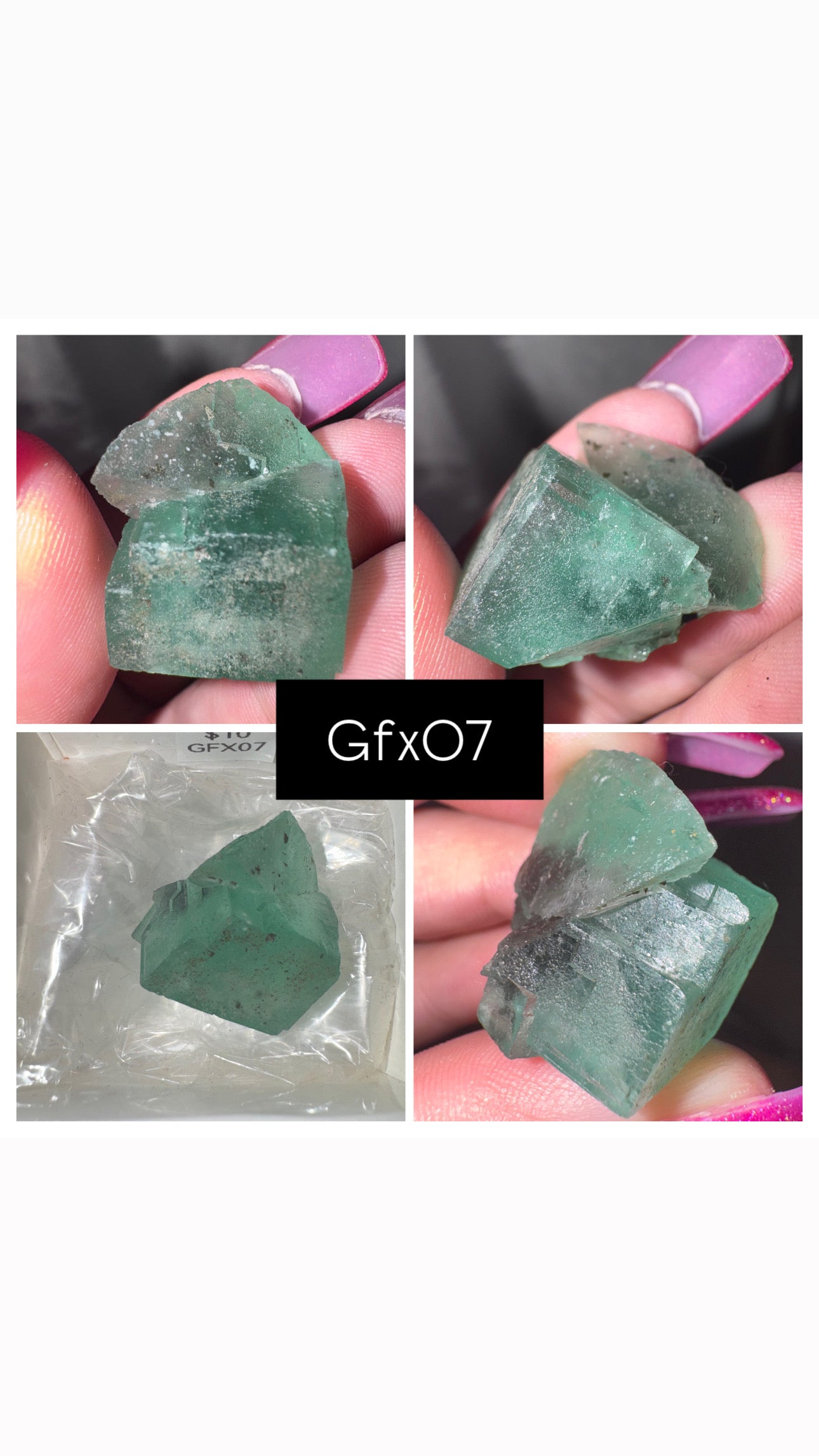 Green Cubic Fluorite Specimen