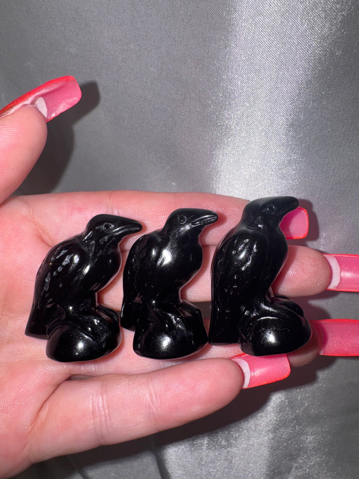 Raven/Crow Crystal Carving