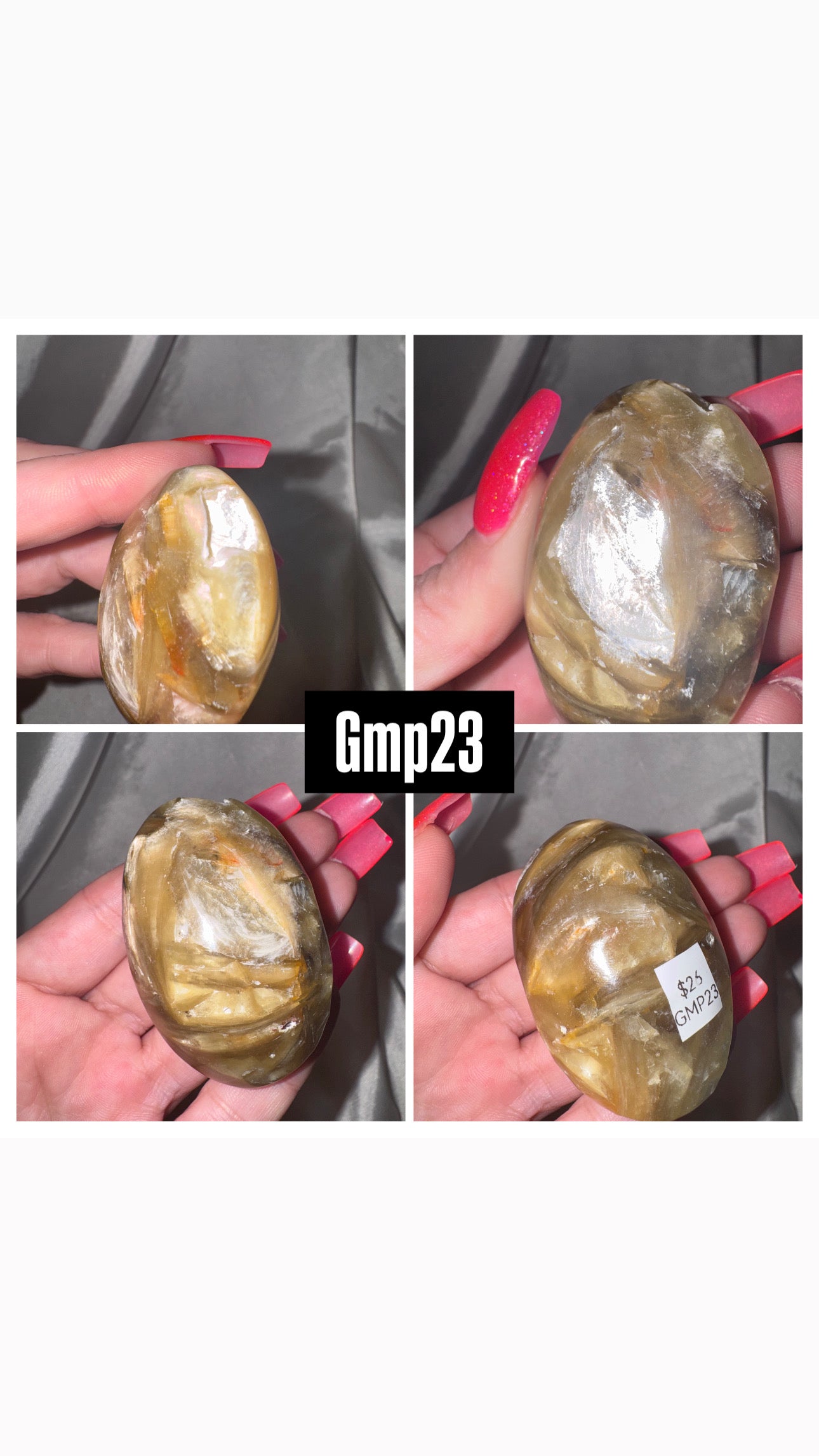 Golden Mica Muscovite Palmstone
