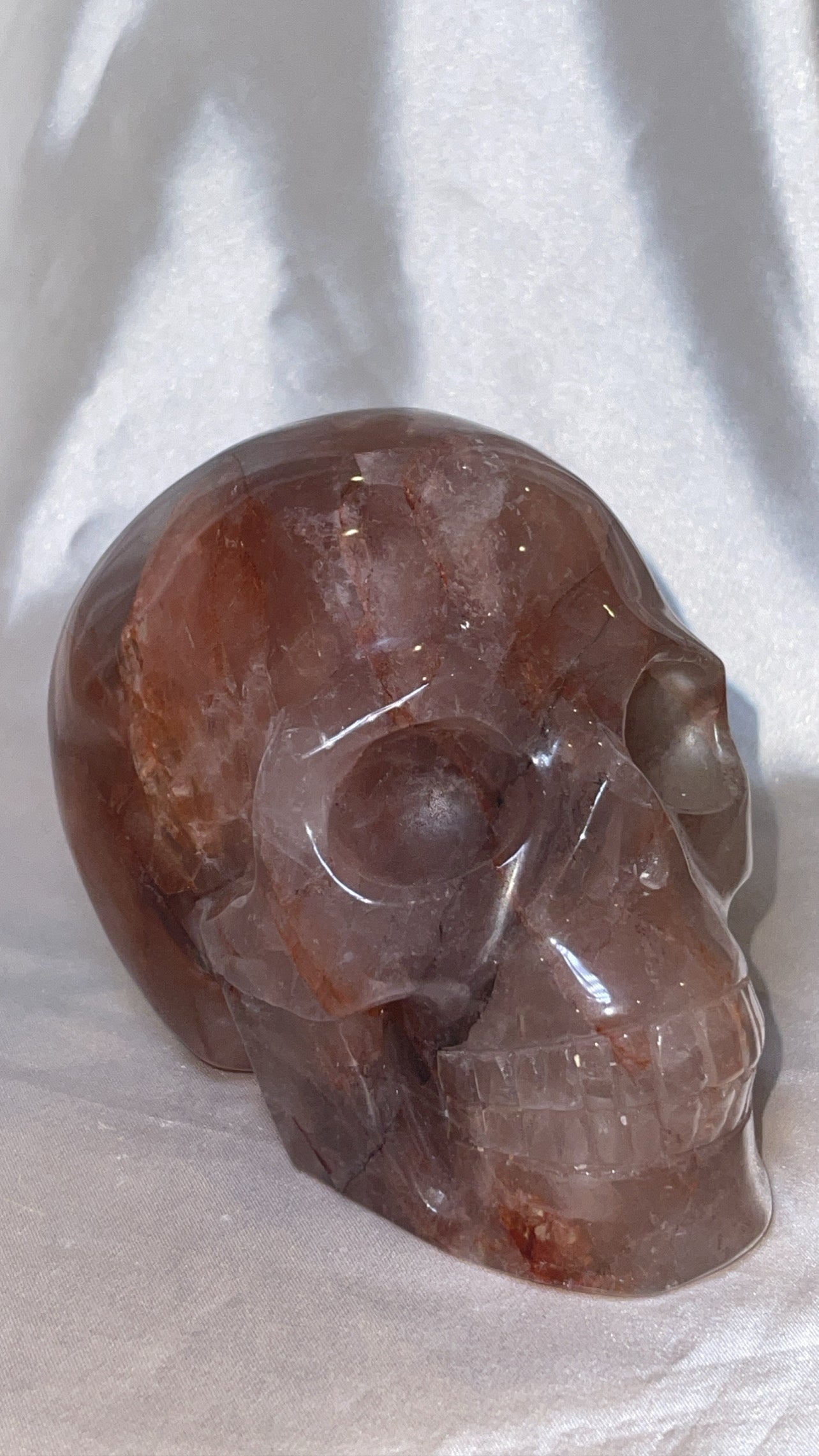 Hematite Quartz AAA XXL Skull