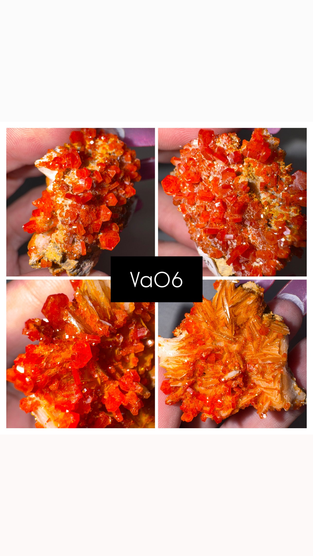Vanadinite on Barite