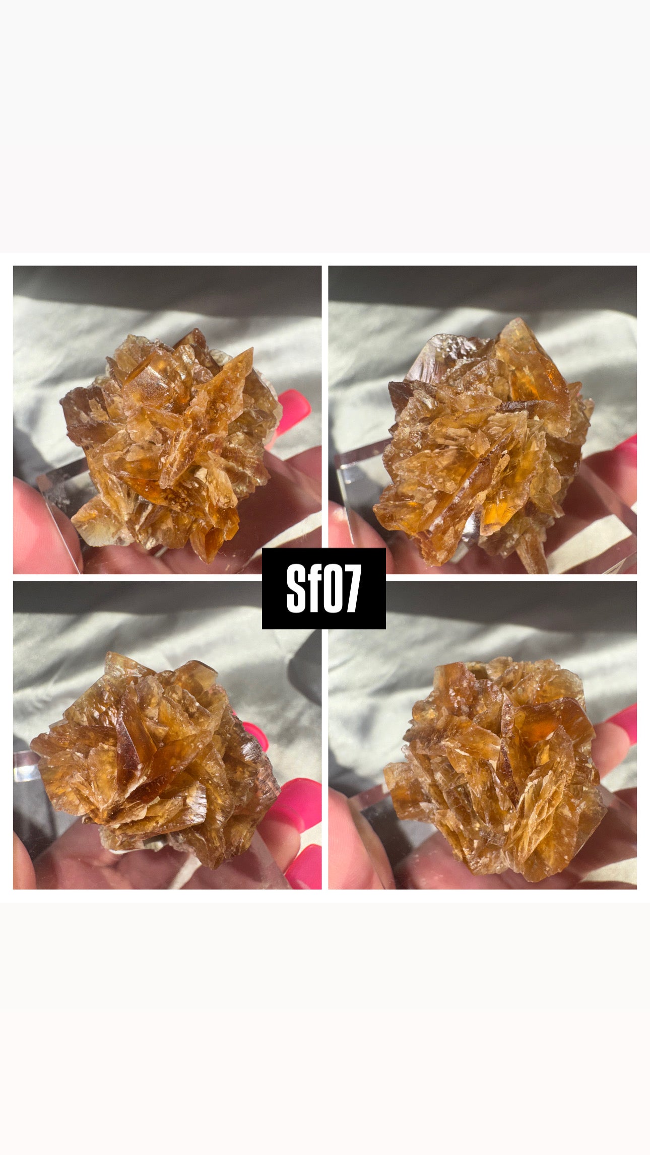 Gypsum Var Selenite Flower