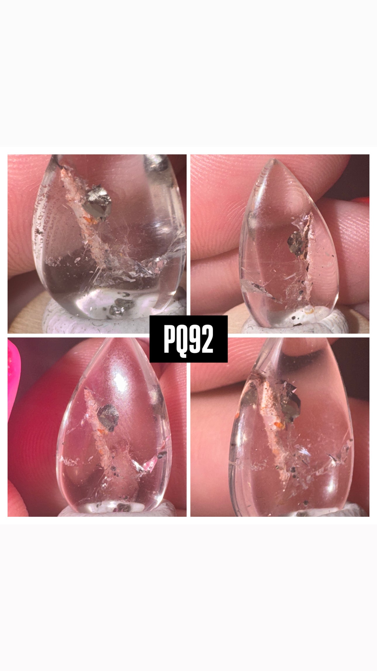 Pyrite include Quartz Rare