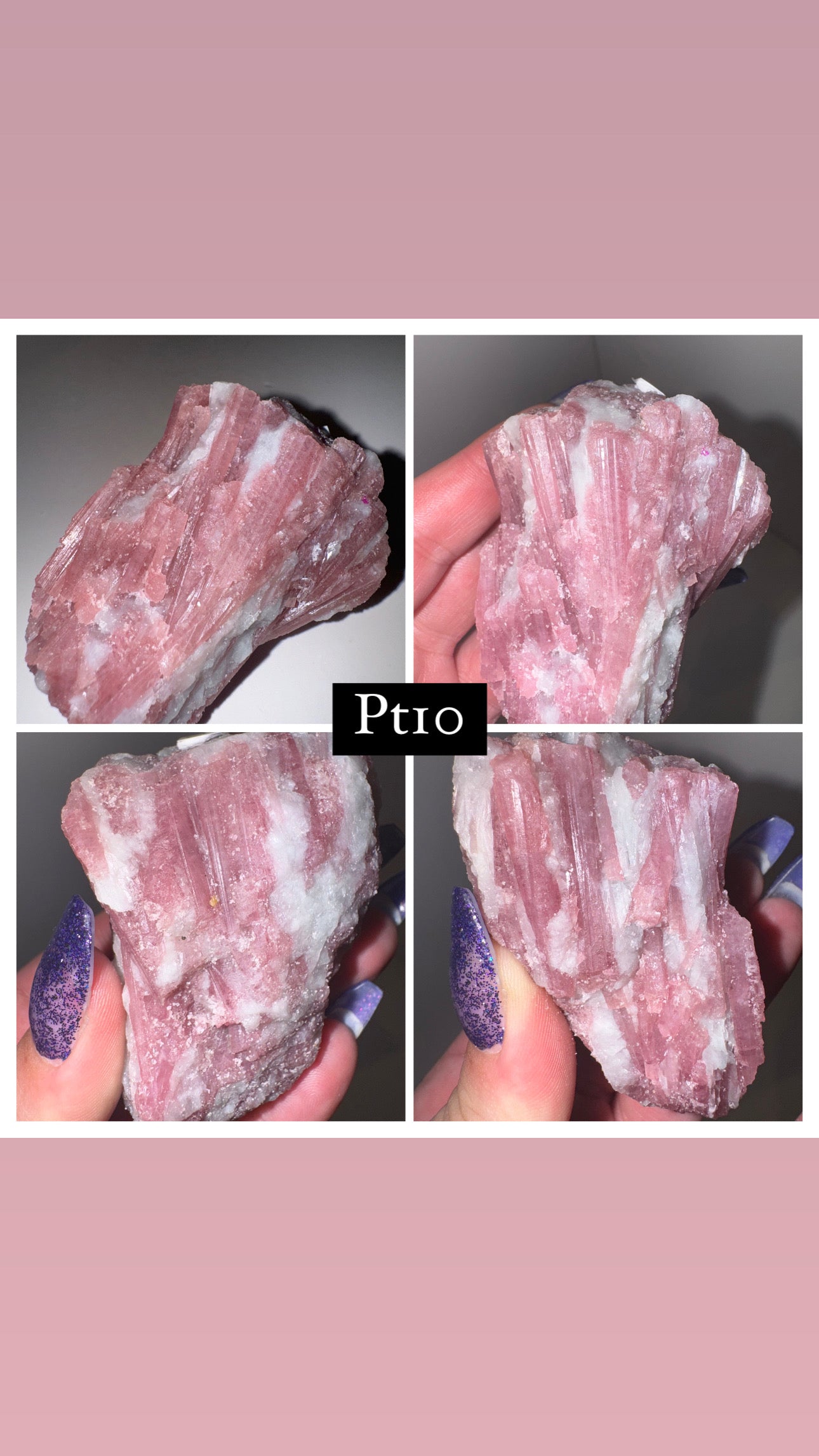 Pink Tourmaline in Albite Matrix