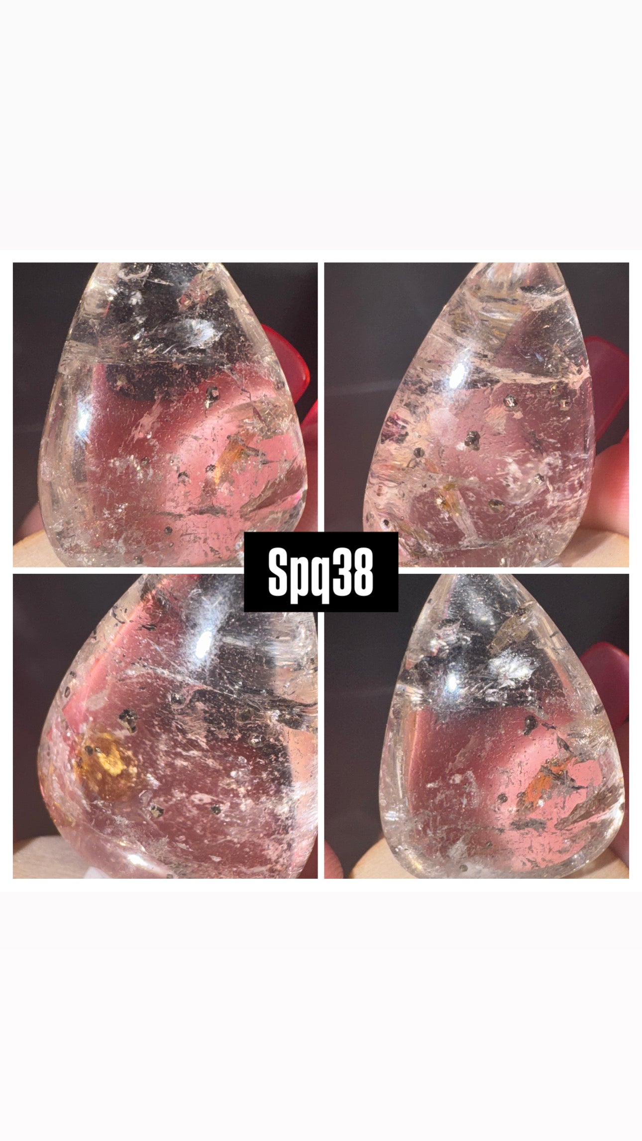 Pyrite Included Quartz-Super Rare