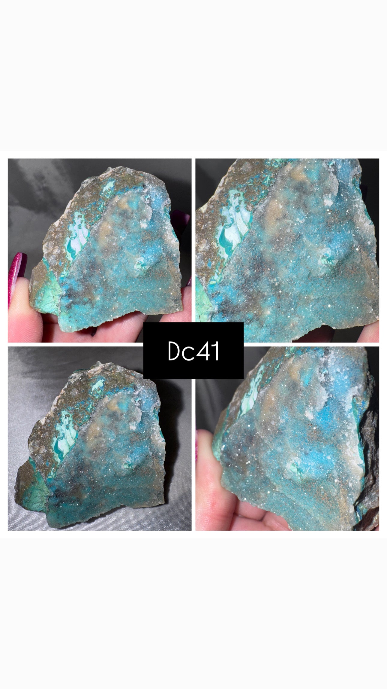 Blue Chrysocolla Specimen