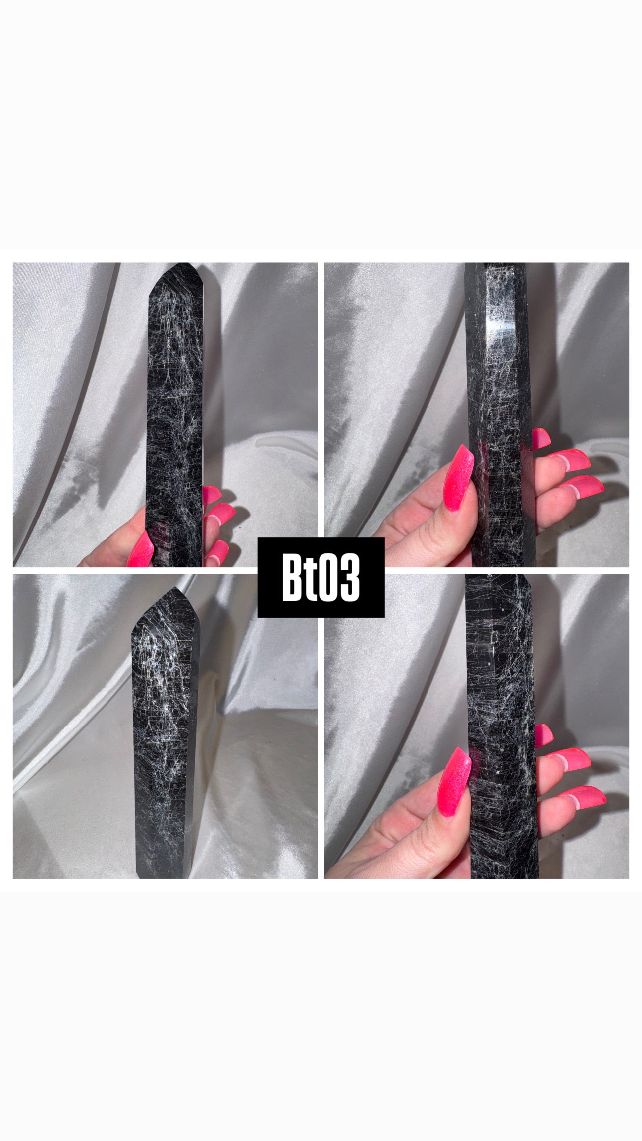 Black Tourmaline Large Tower