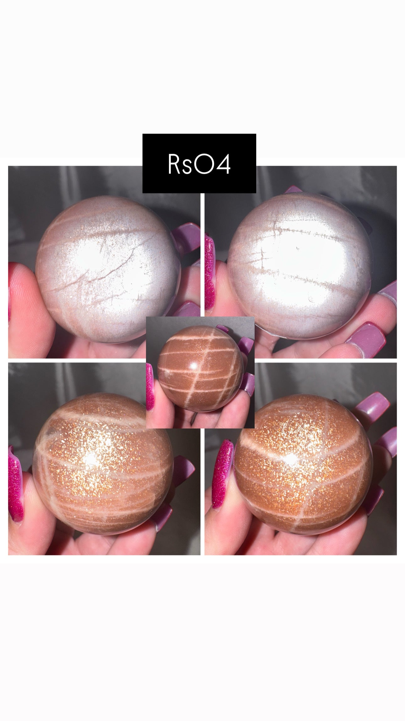 Rose Sunstone AAA Sphere