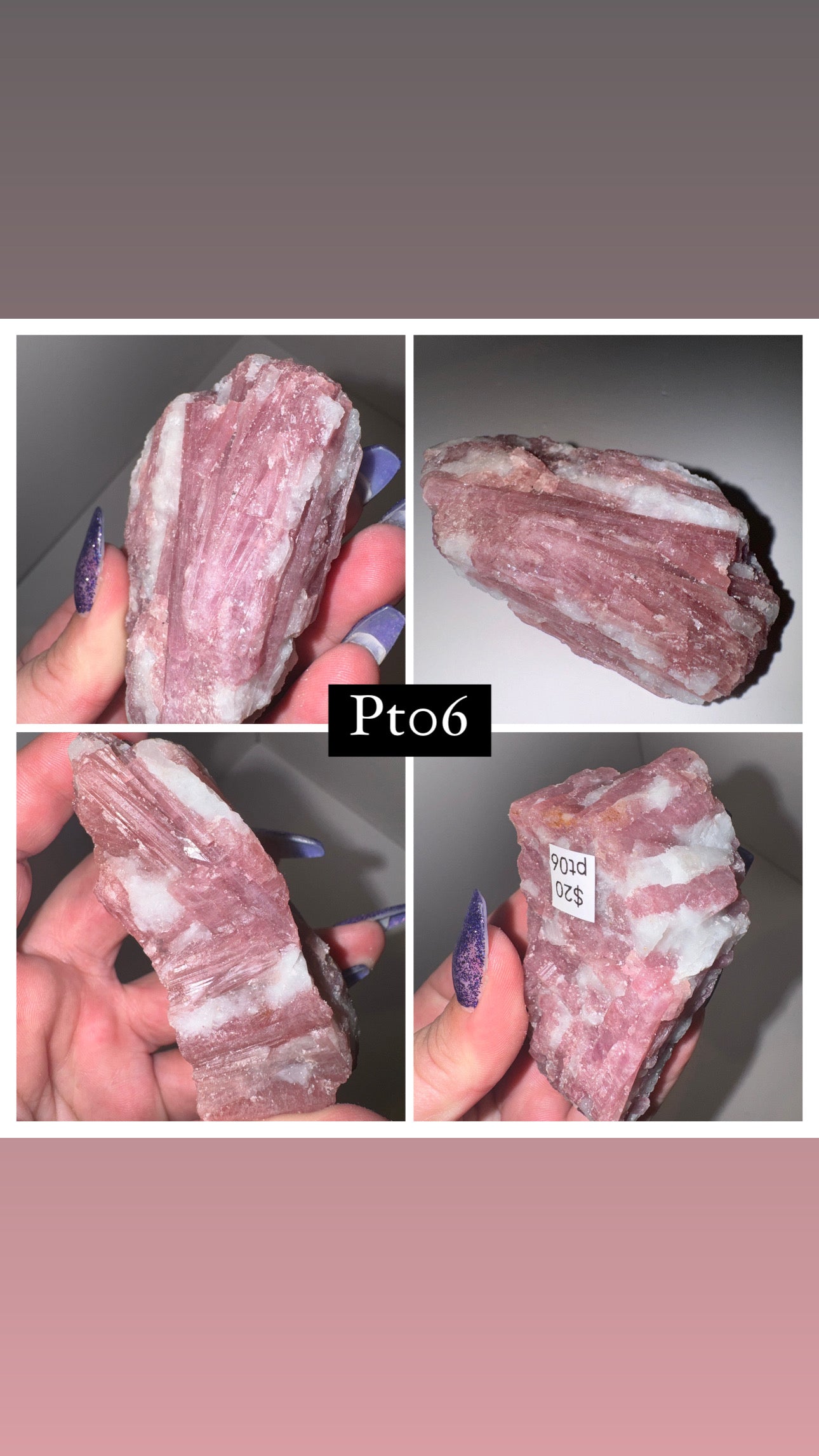 Pink Tourmaline in Albite Matrix