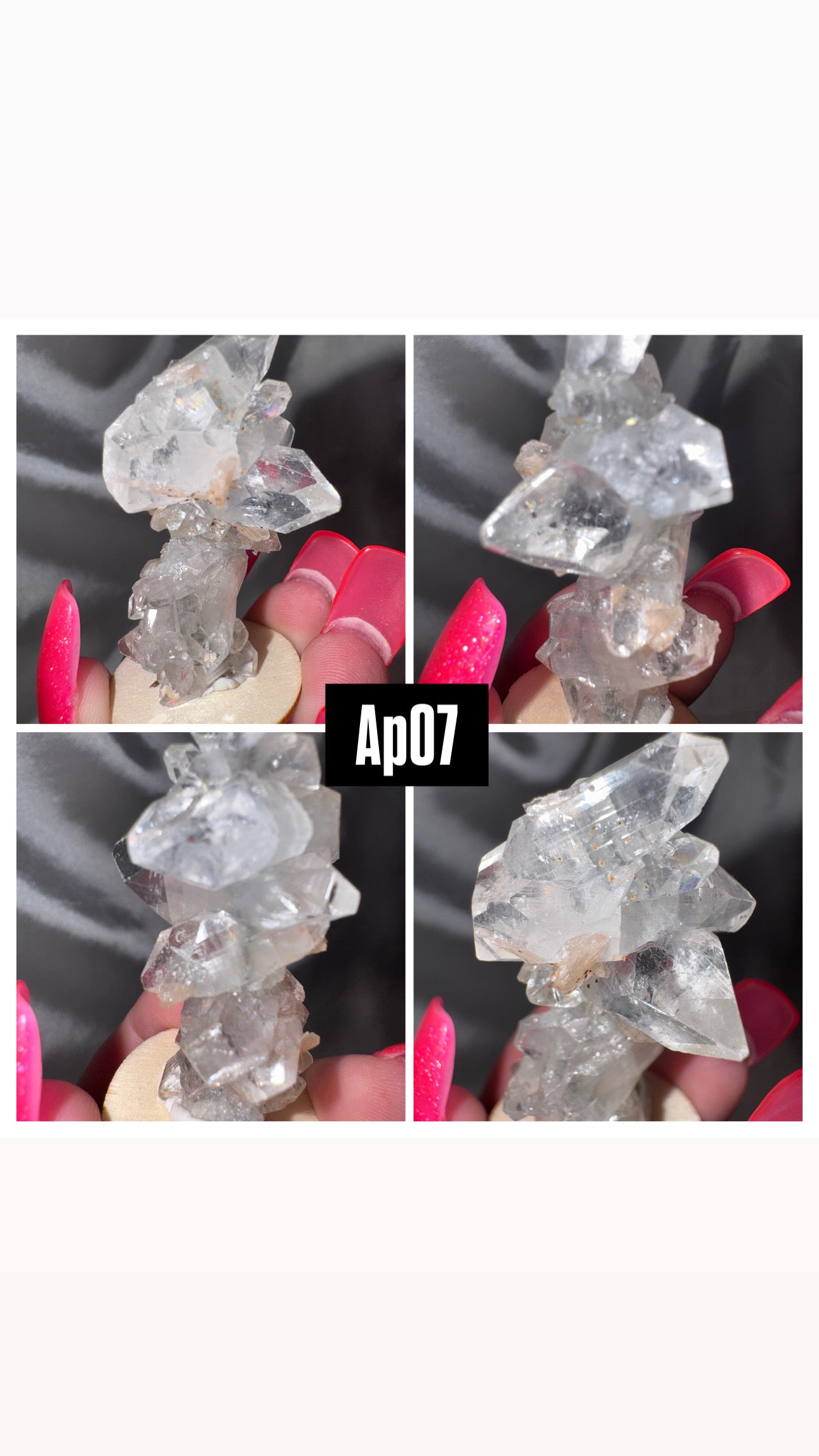 Gem Apophyllite AAA Stalachtite