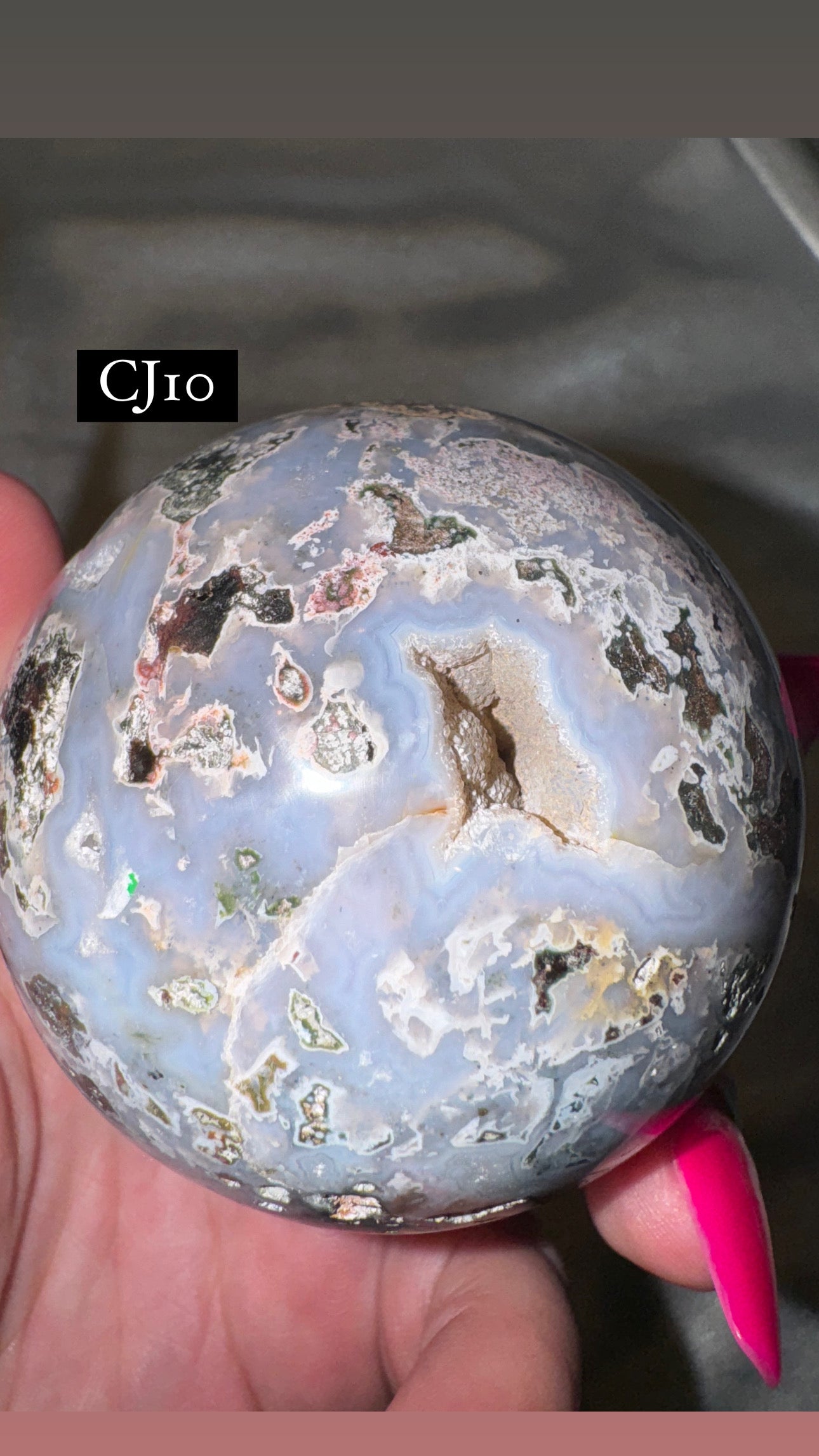 Cosmic Ocean Jasper Sphere