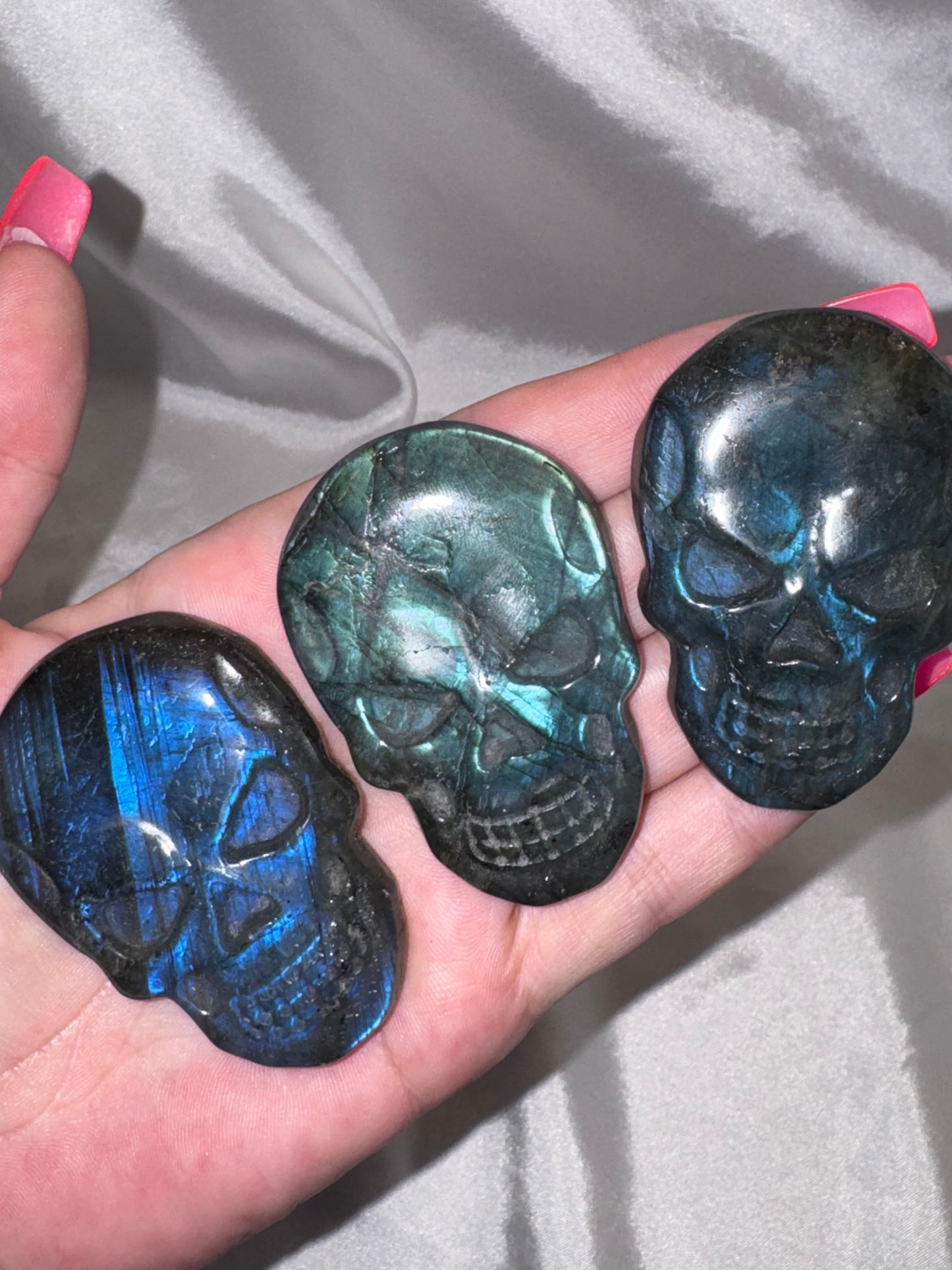 Labradorite Skull