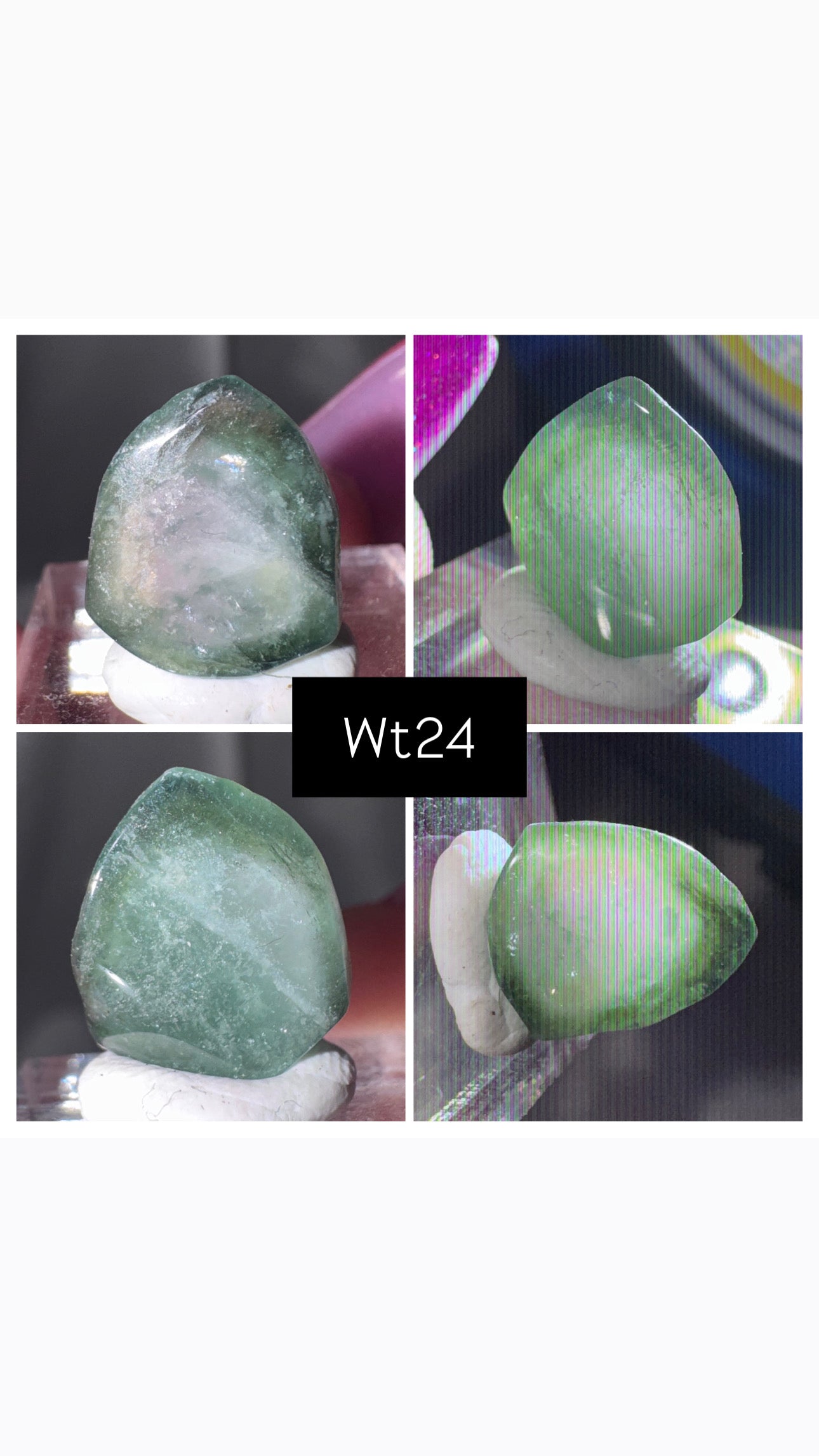 Watermelon Tourmaline Slice