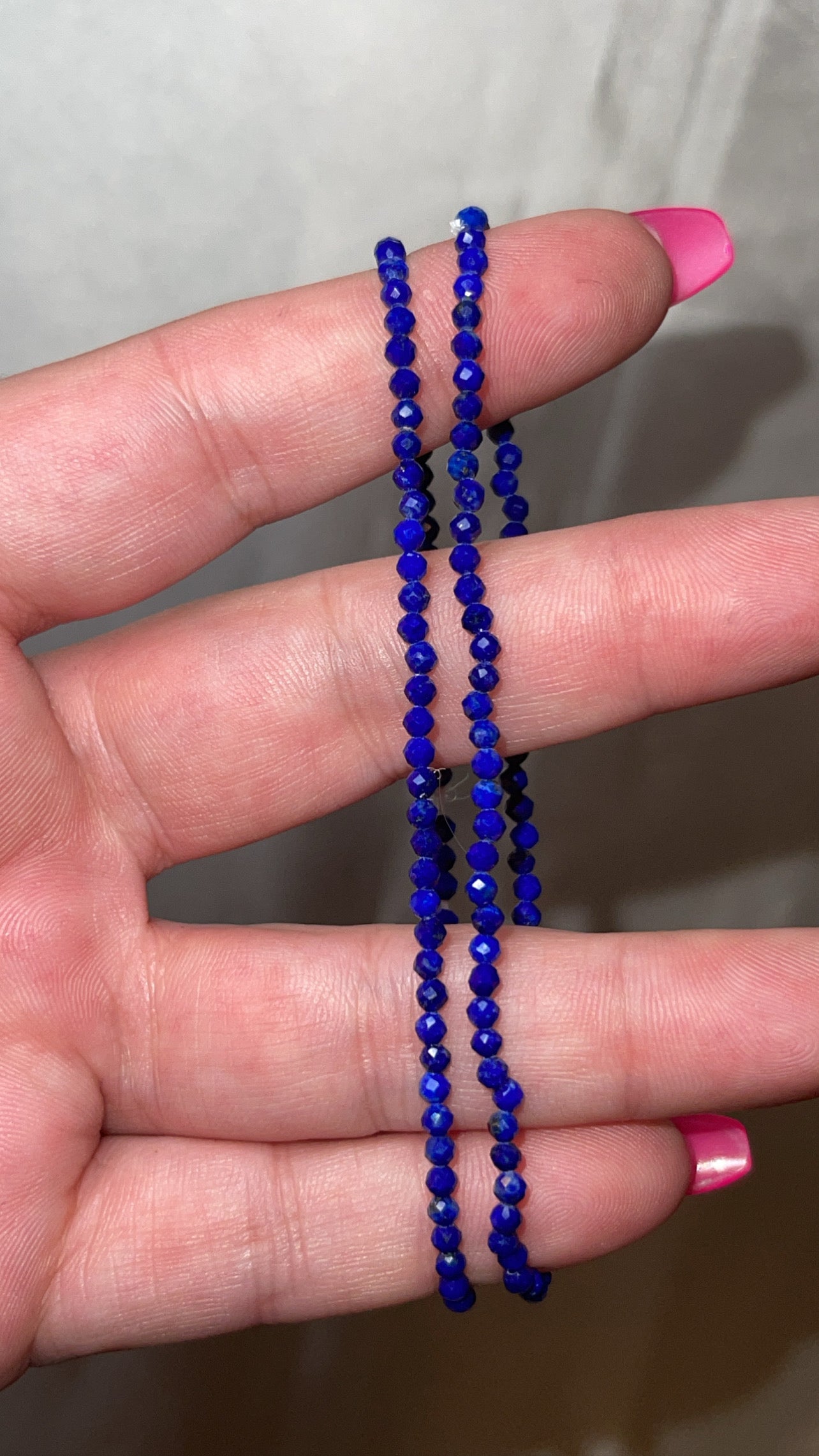 Lapis Lazuli Faceted 2mm Bracelet