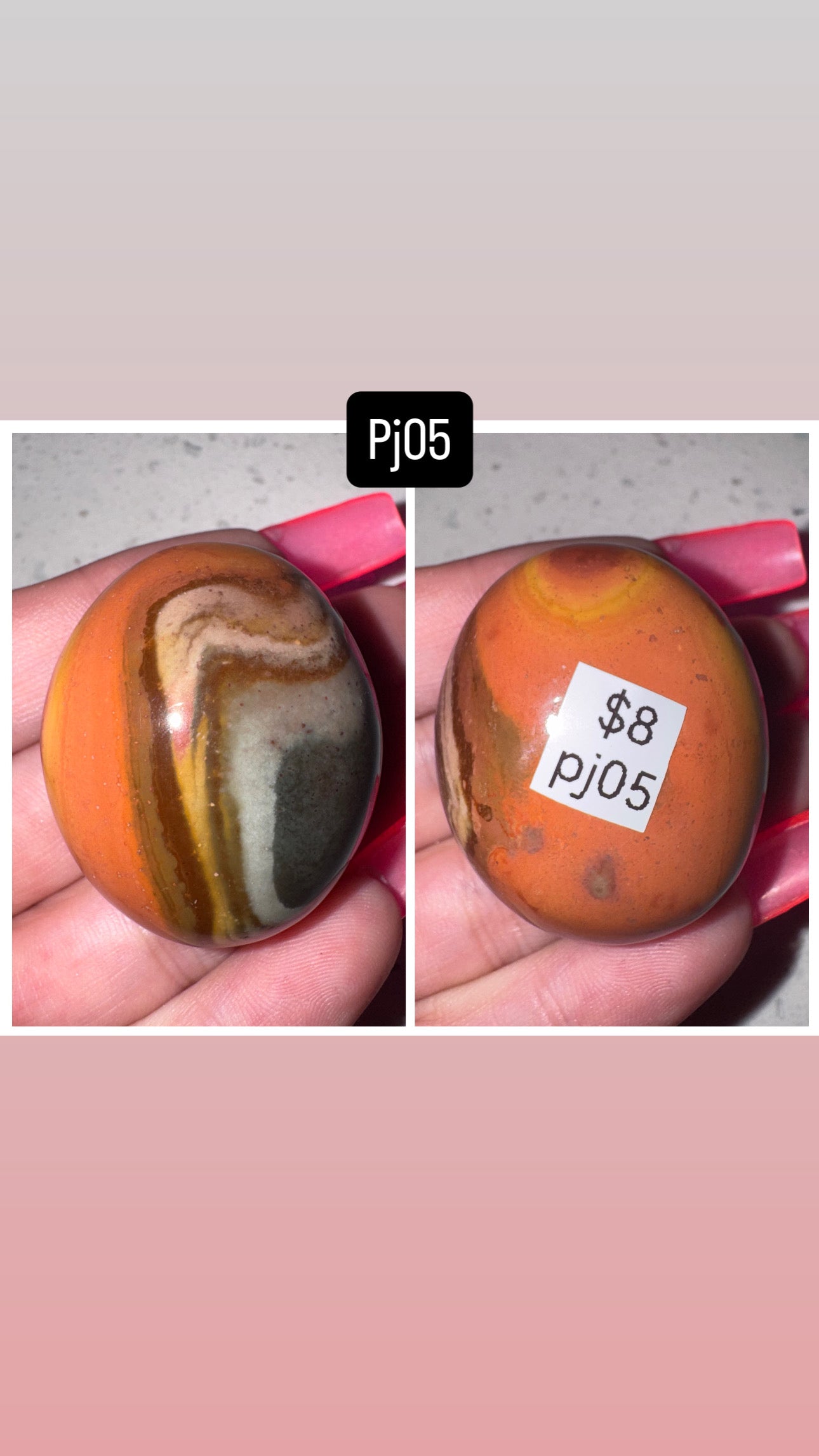 Polychrome Jasper Palmstone