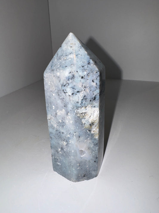 Dendritic Blue Opal Large Tower