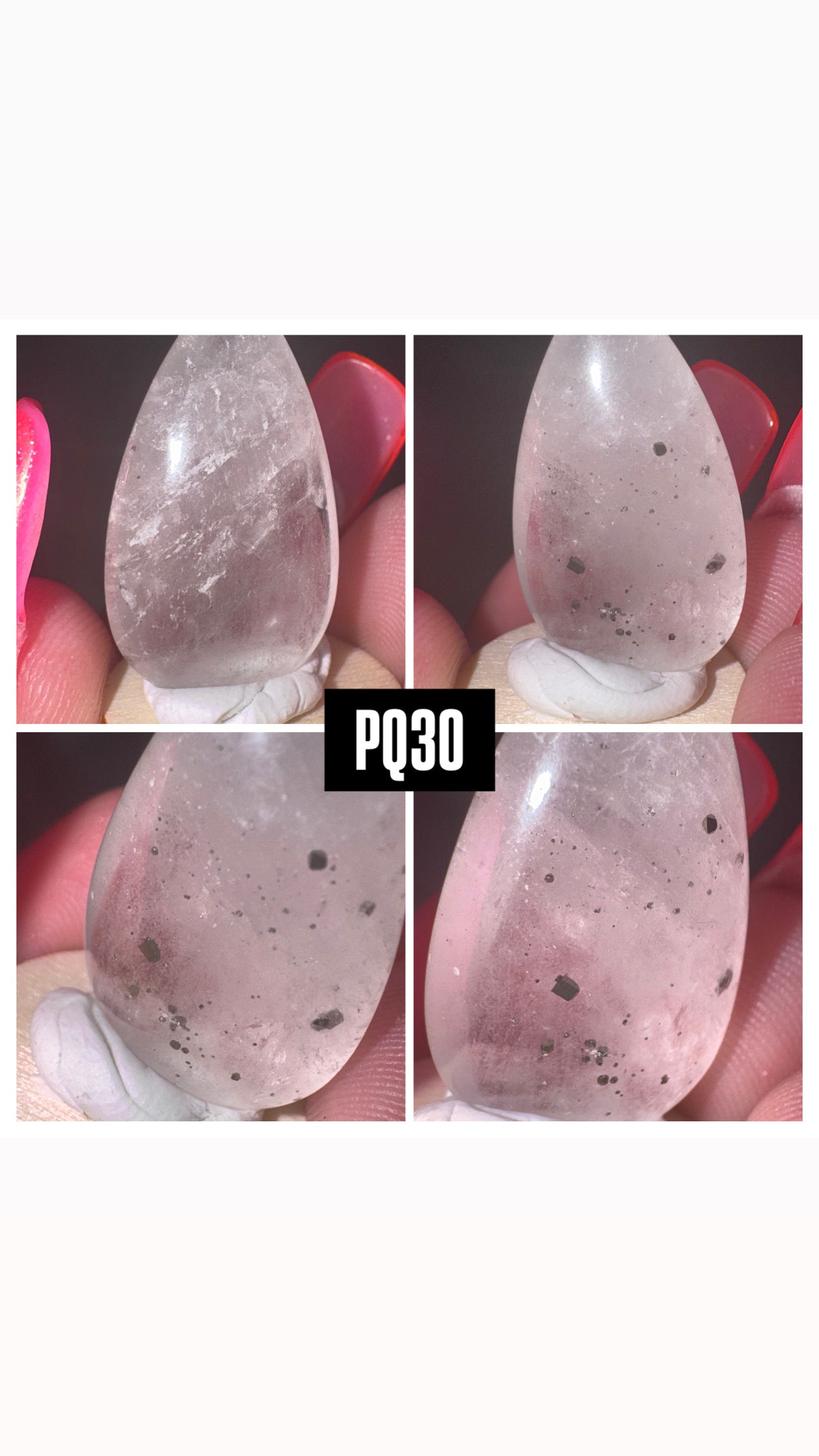 Pyrite include Quartz Rare