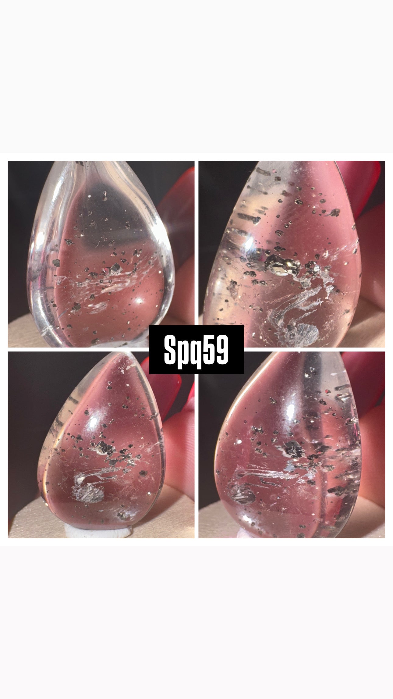 Pyrite Included Quartz-Super Rare