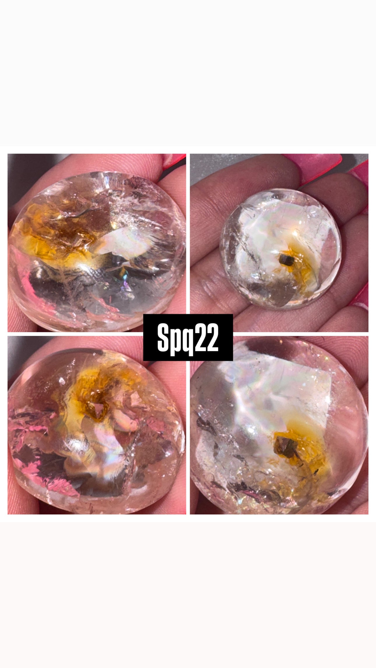 Pyrite Included Quartz Tower/Freefrom- Super Rare