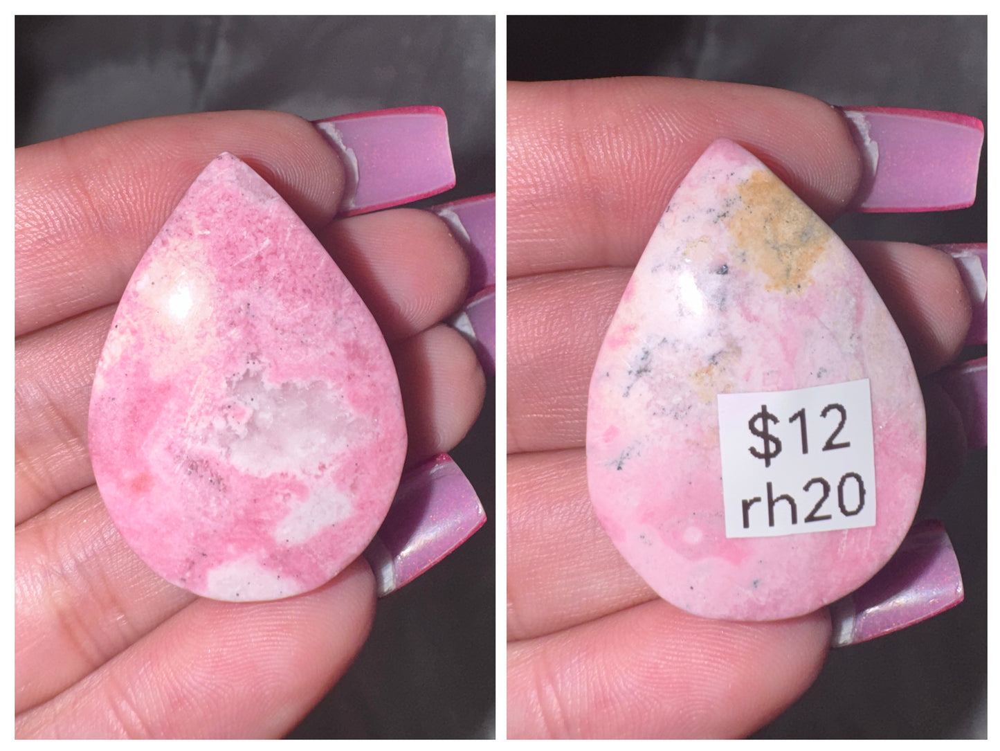 Peruvian Rhodonite Teardrop