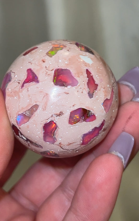 Mexican Fire Opal AAA Sphere