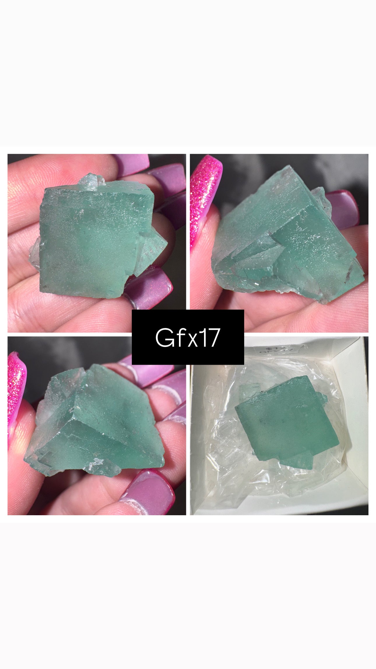 Green Cubic Fluorite Specimen
