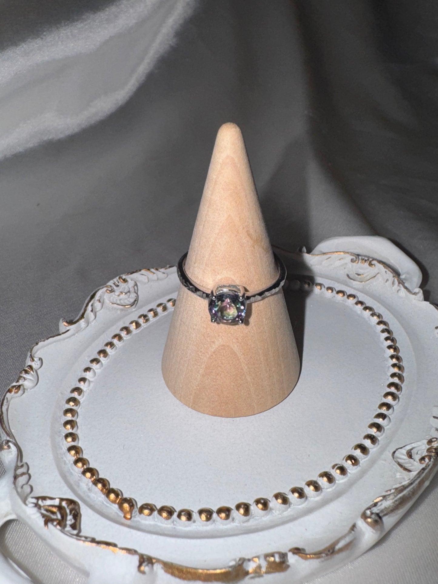 Mystic Topaz Adjustable Ring (last one!)