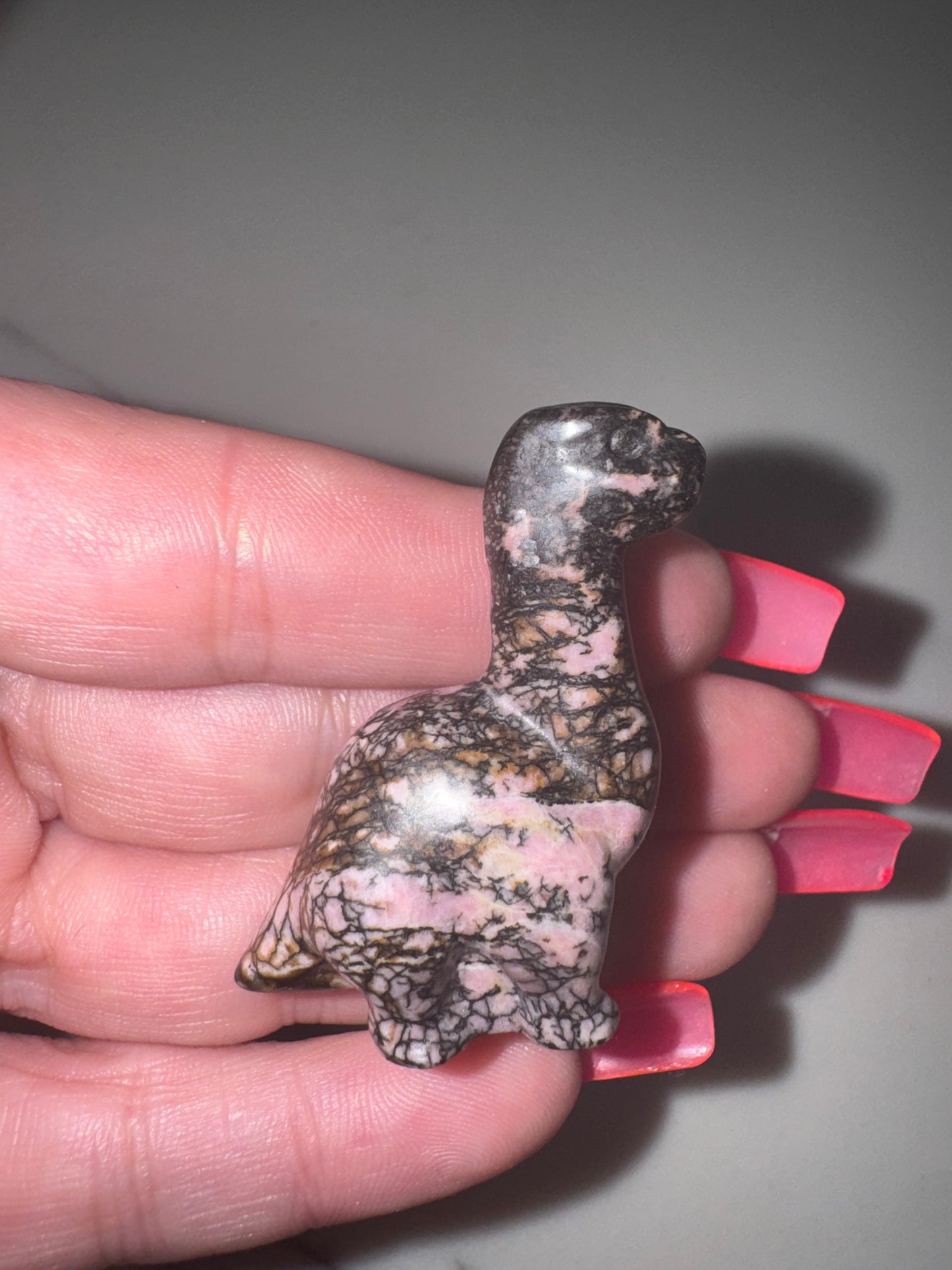 Crystal Small Dinosaur Carving