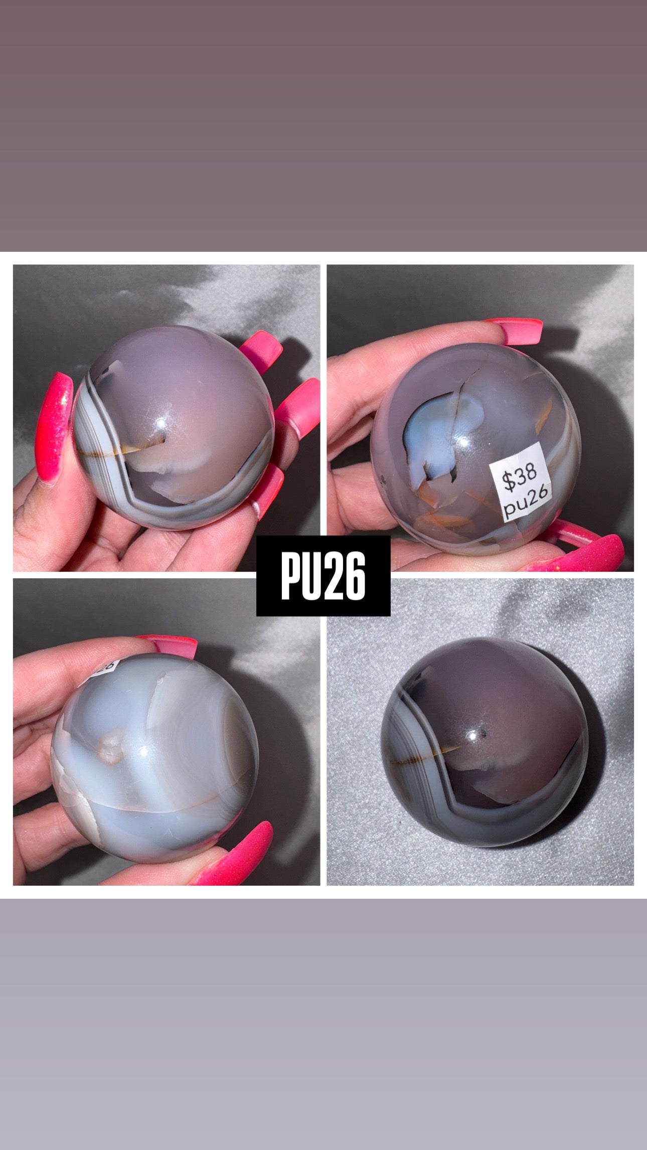 Jelly Agate Sphere