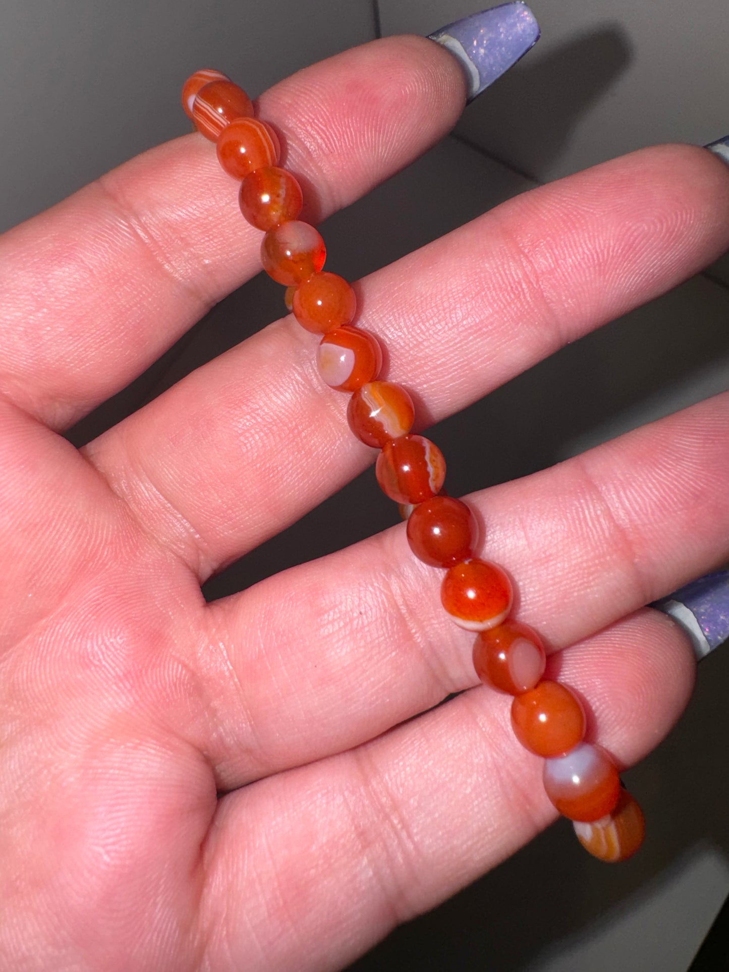 Carnelian 6mm Bracelet