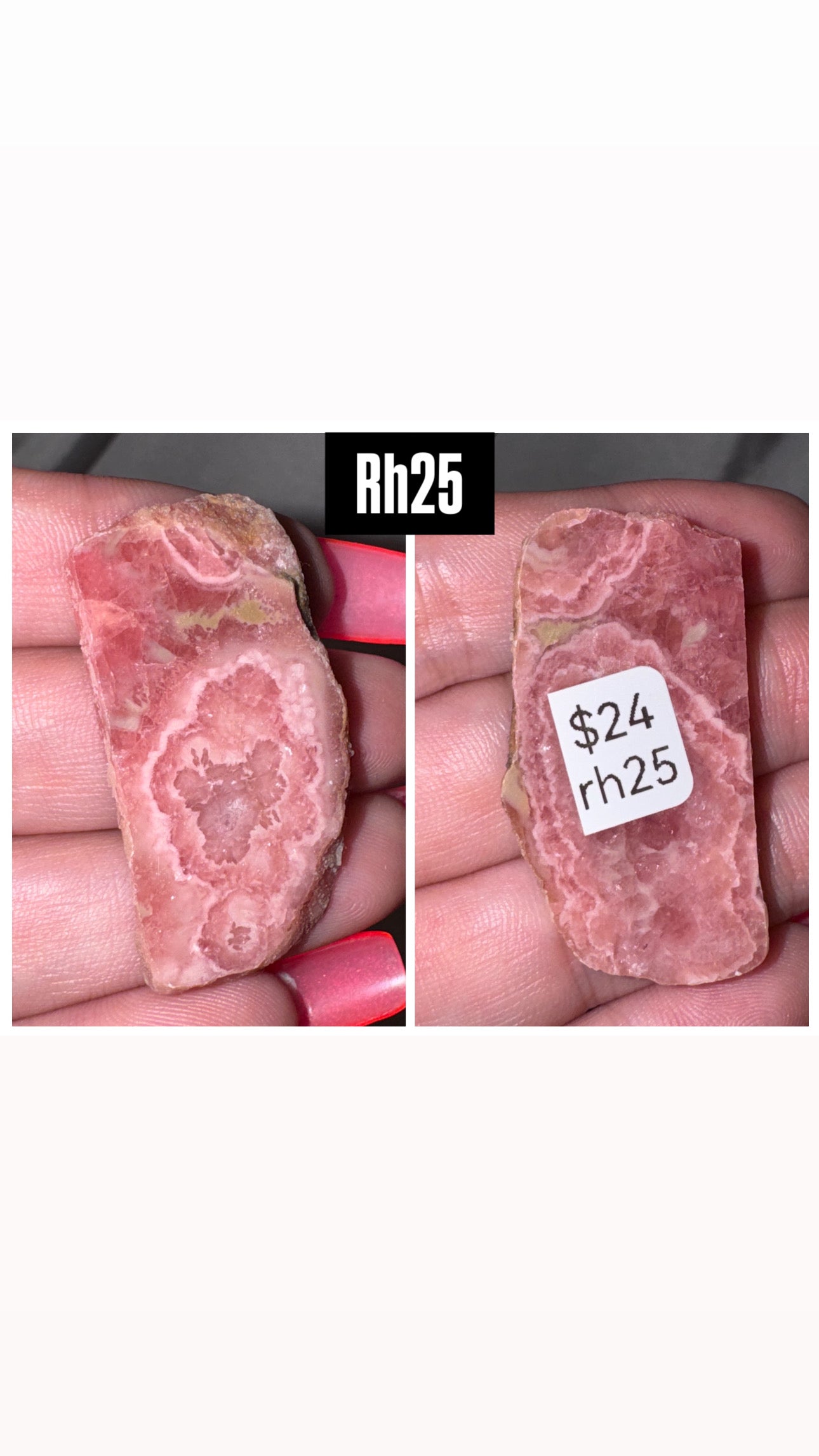 Rhodochrosite AAA Slab