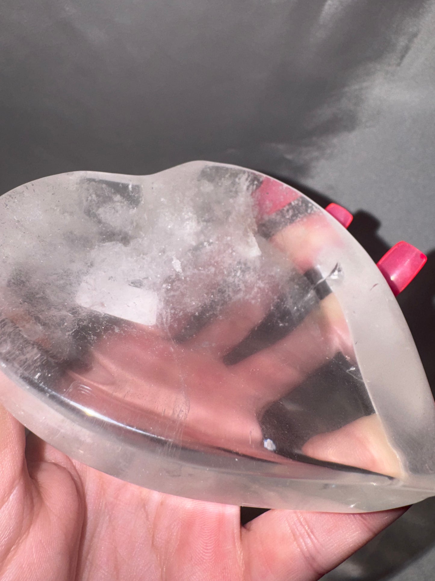 Clear Quartz Heart Bowl