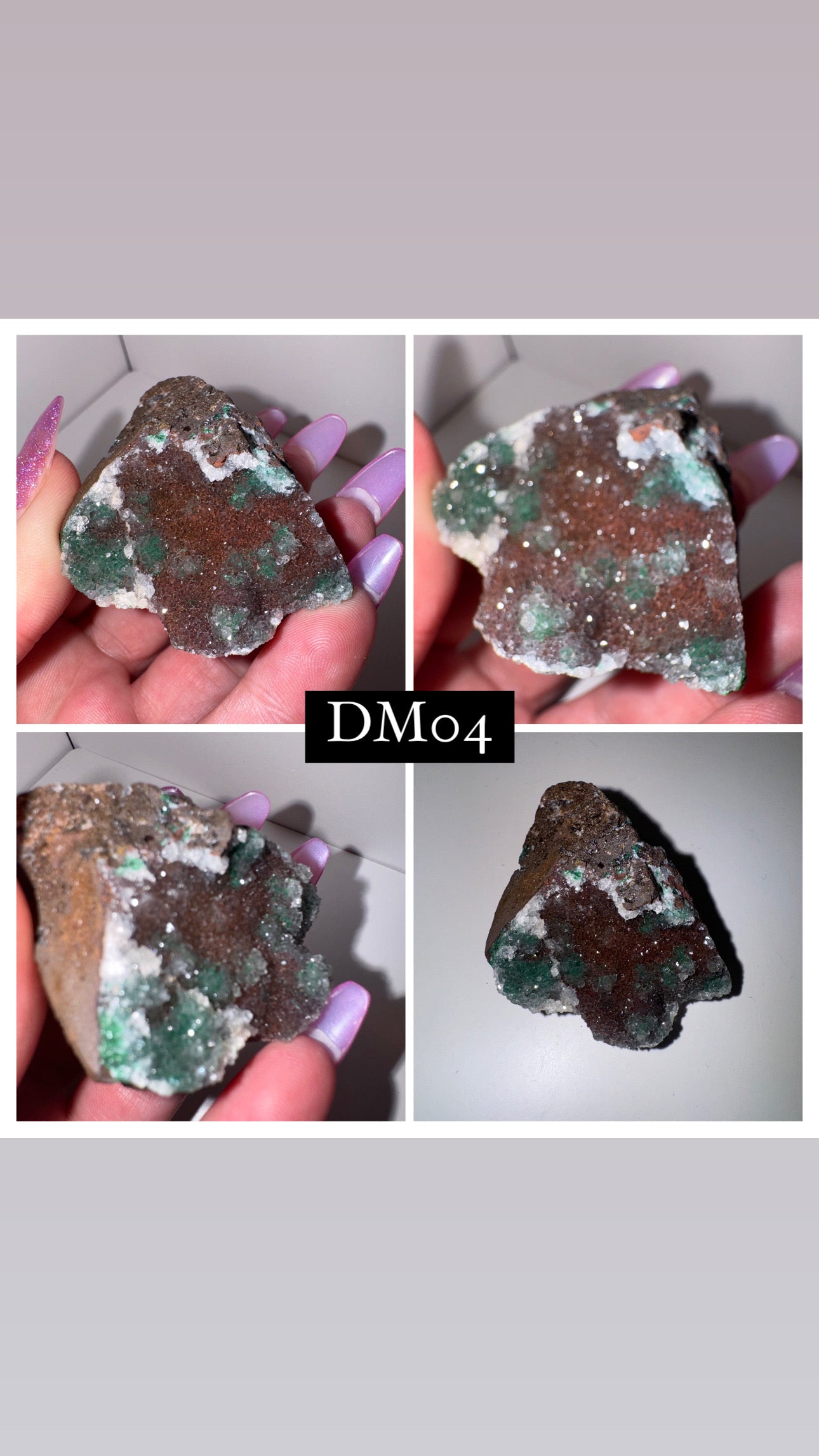 Malachite on Druzy Quartz