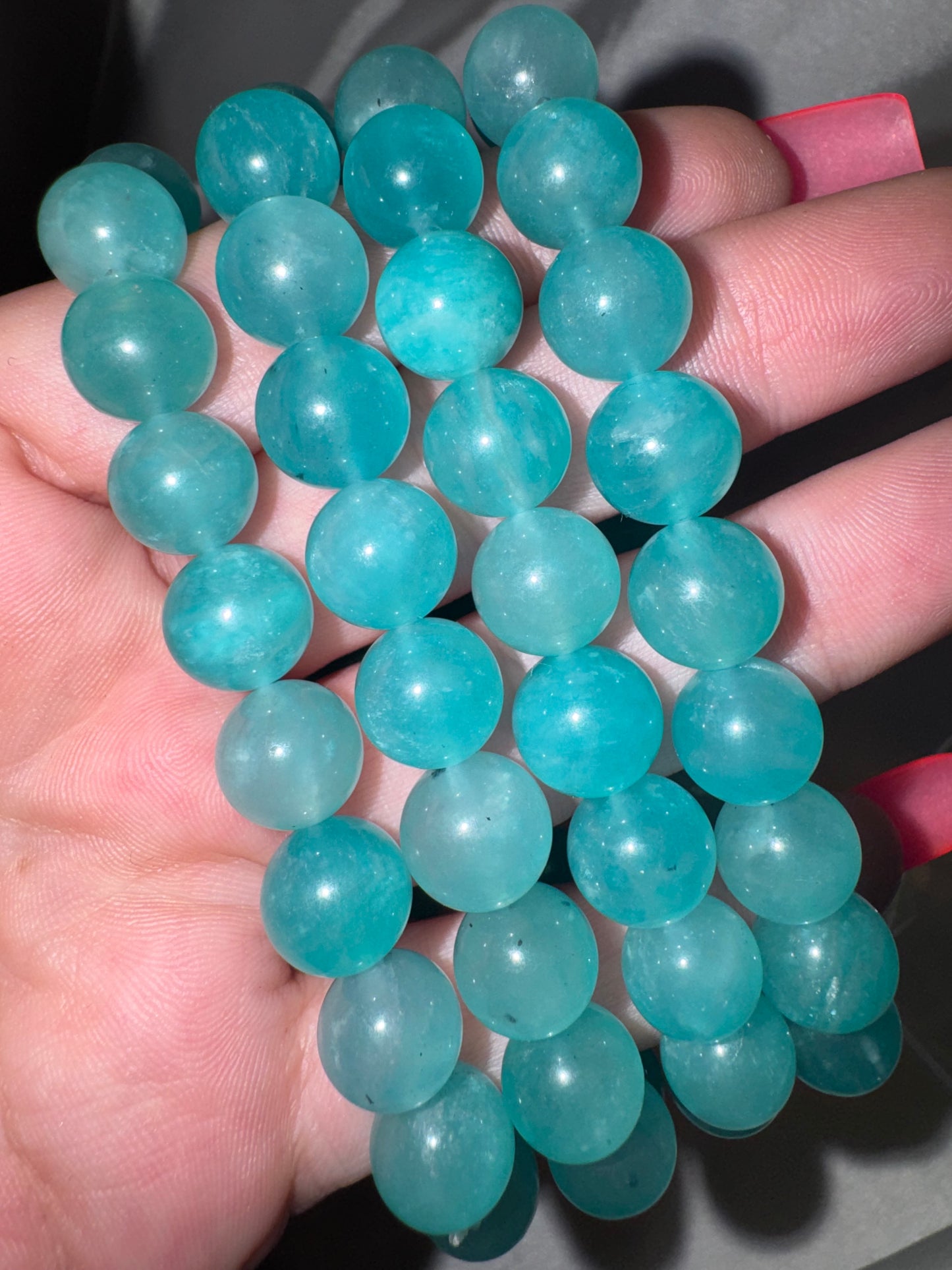 Gel Amazonite AAA 10mm Bracelet