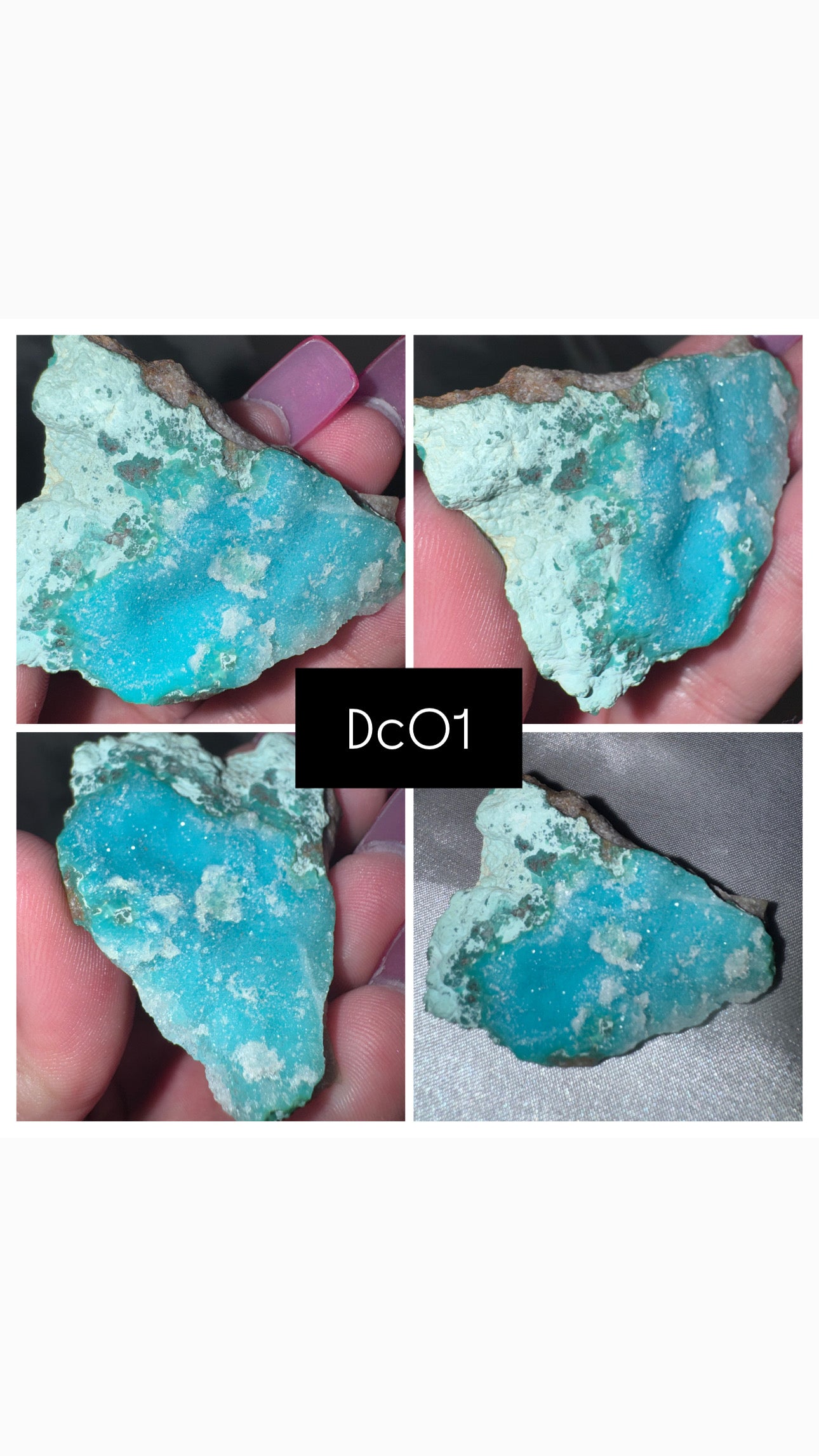 Blue Chrysocolla Specimen