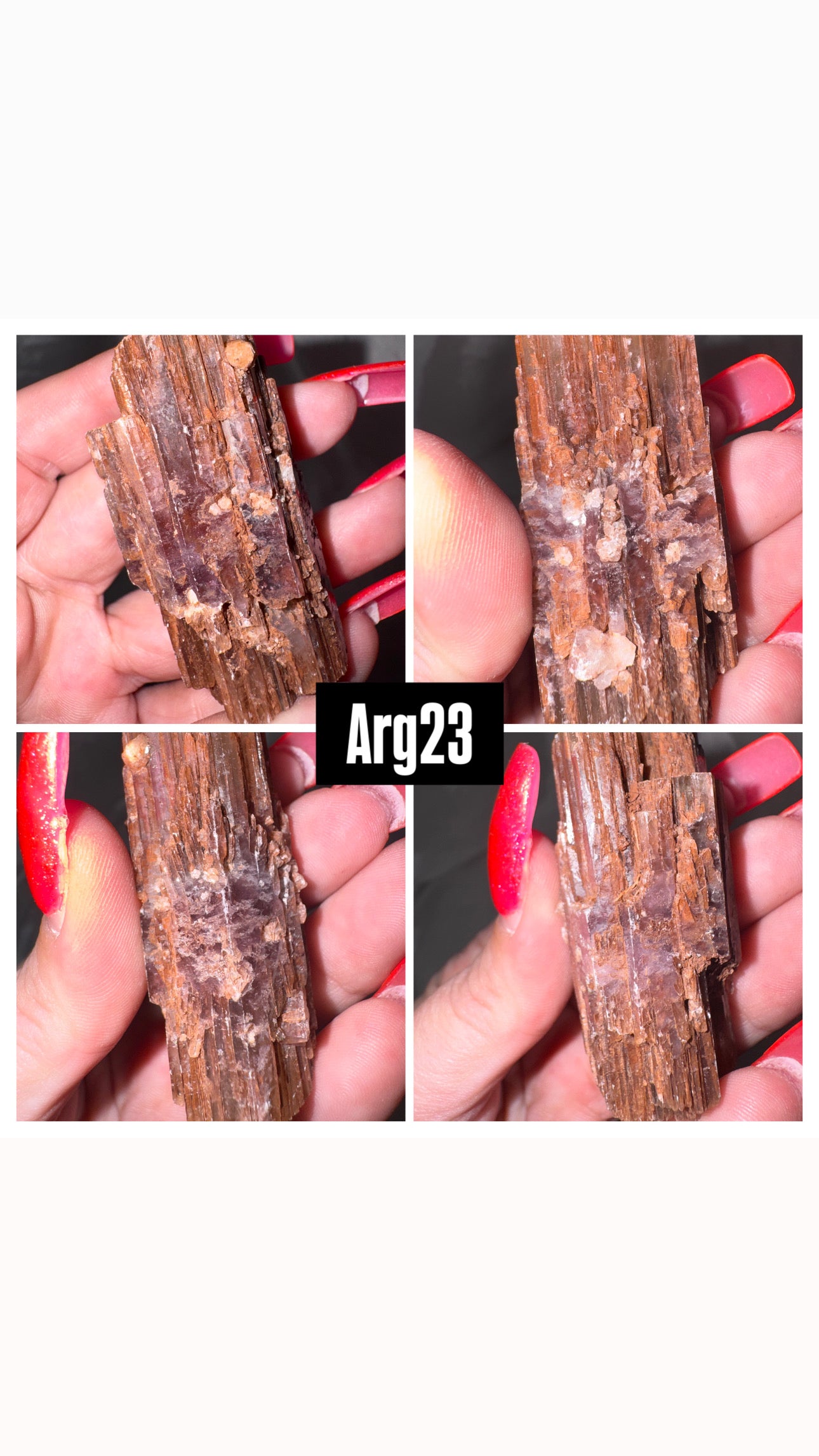 Purple Aragonite Rod