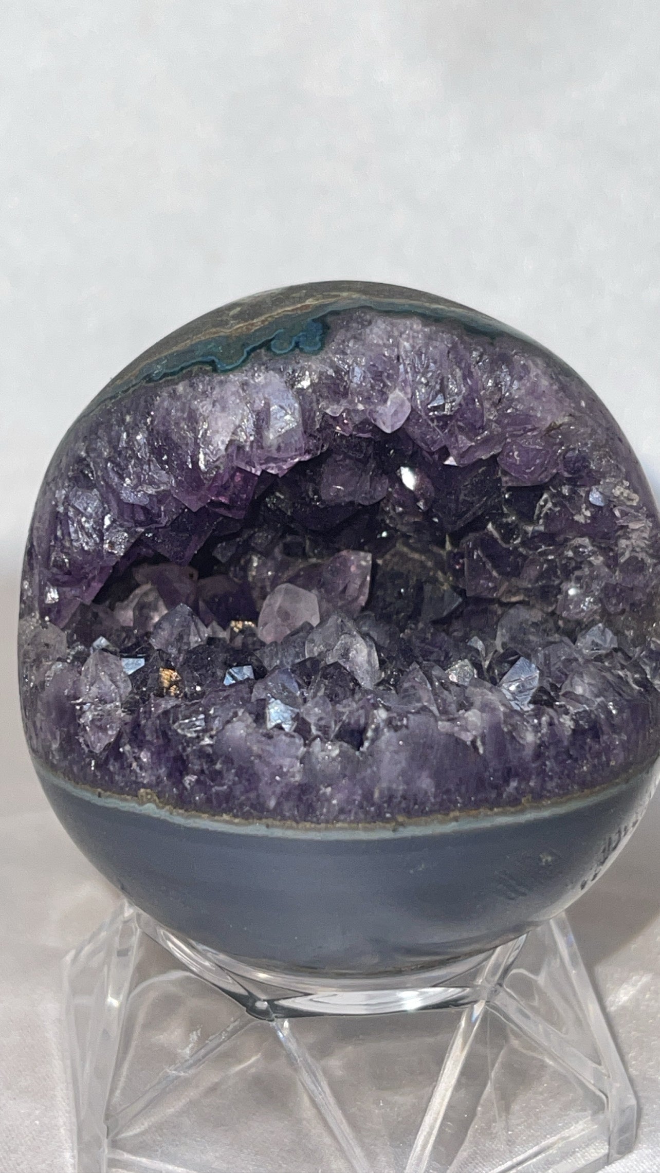 Amethyst High Grade Geode Sphere (62mm)