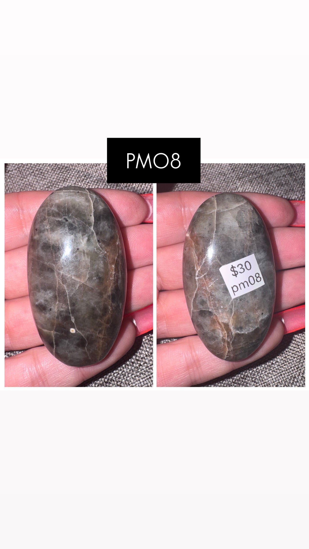 Polarity Moonstone Palmstone