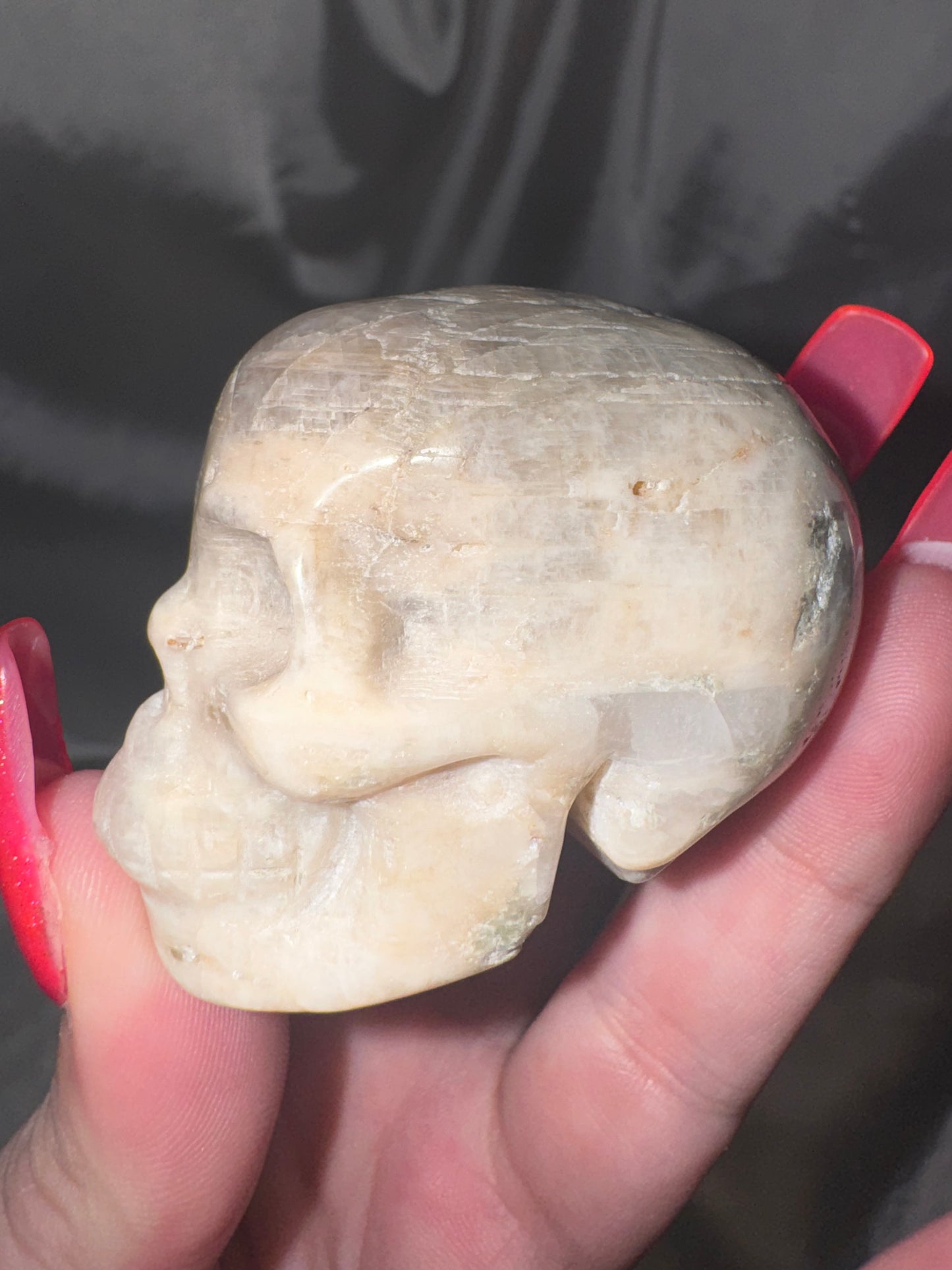 Sunstone Moonstone Skull (Last one!)